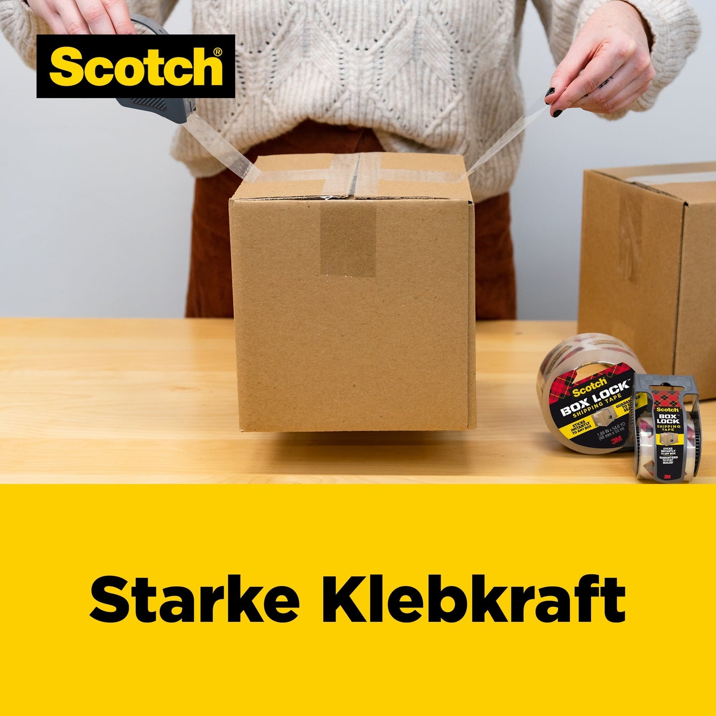 Scotch® Packband Box LockT 48 mm x 50 m (B x L) transparent