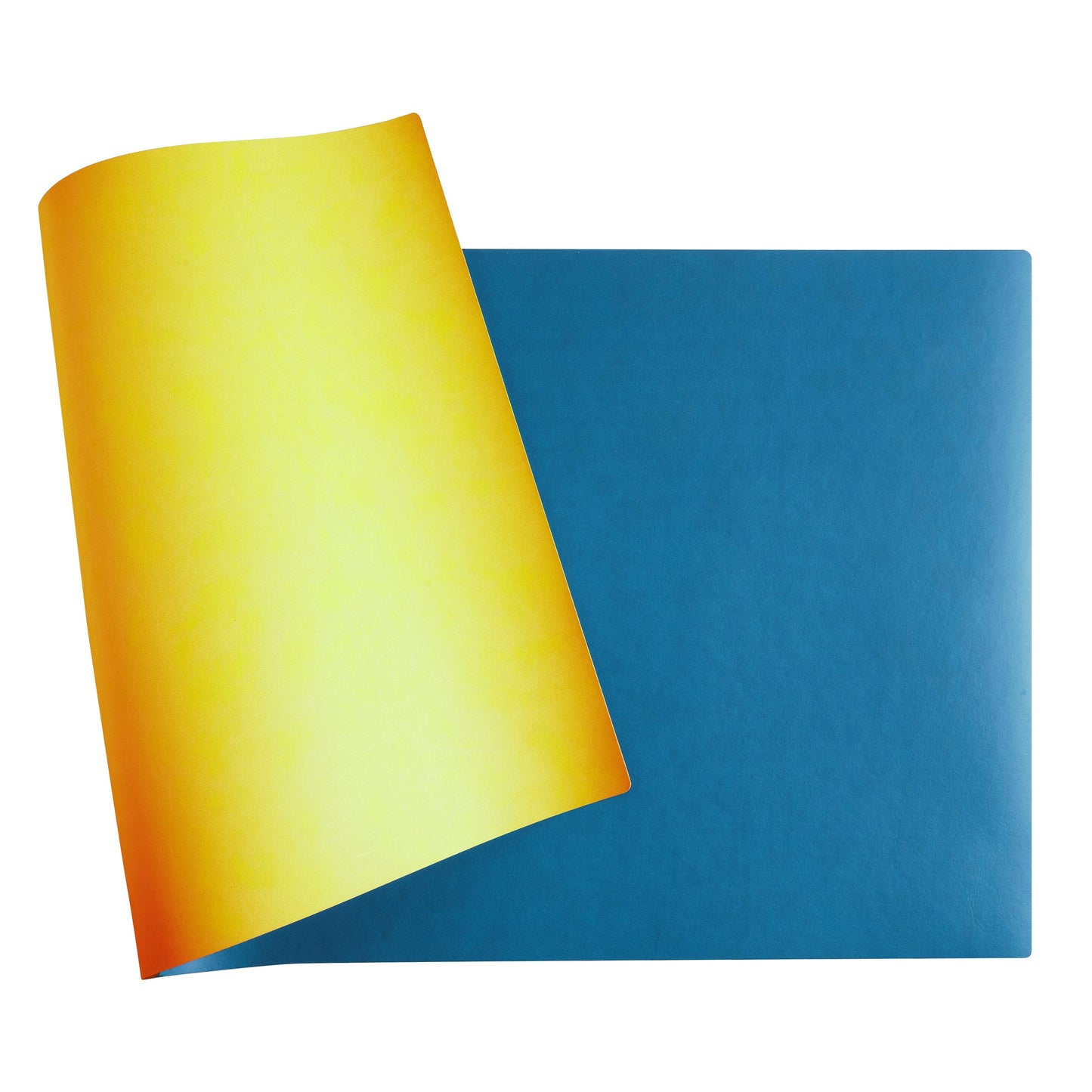 Exacompta Schreibunterlage Home Office 80 x 40 cm (B x H) ohne Kalender Kunstleder türkis/safran