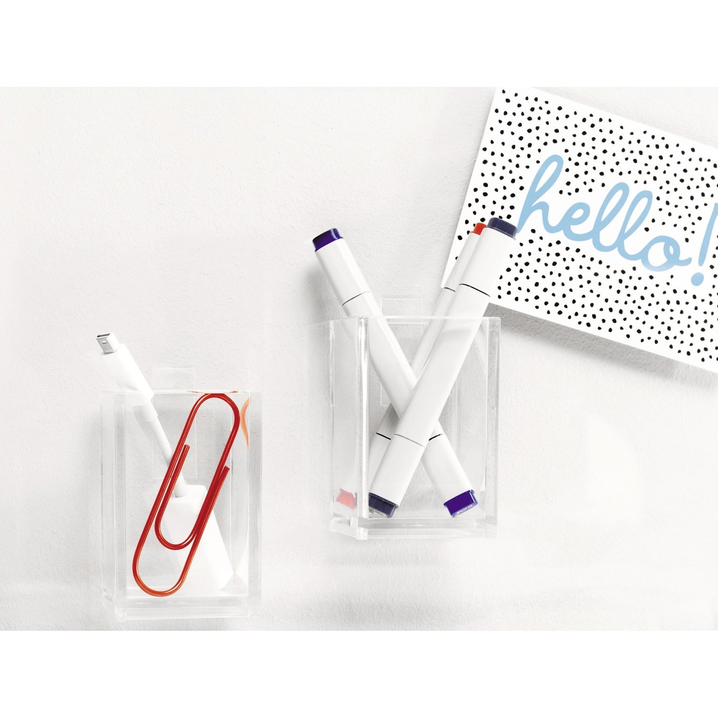 tesa® Klebepad Powerstrips® transparent Large 20 x 50 mm (B x L) transparent 8 St./Pack.