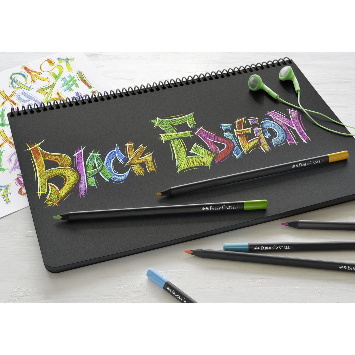 Faber-Castell Buntstift Black Edition farbig sortiert 12 St./Pack.