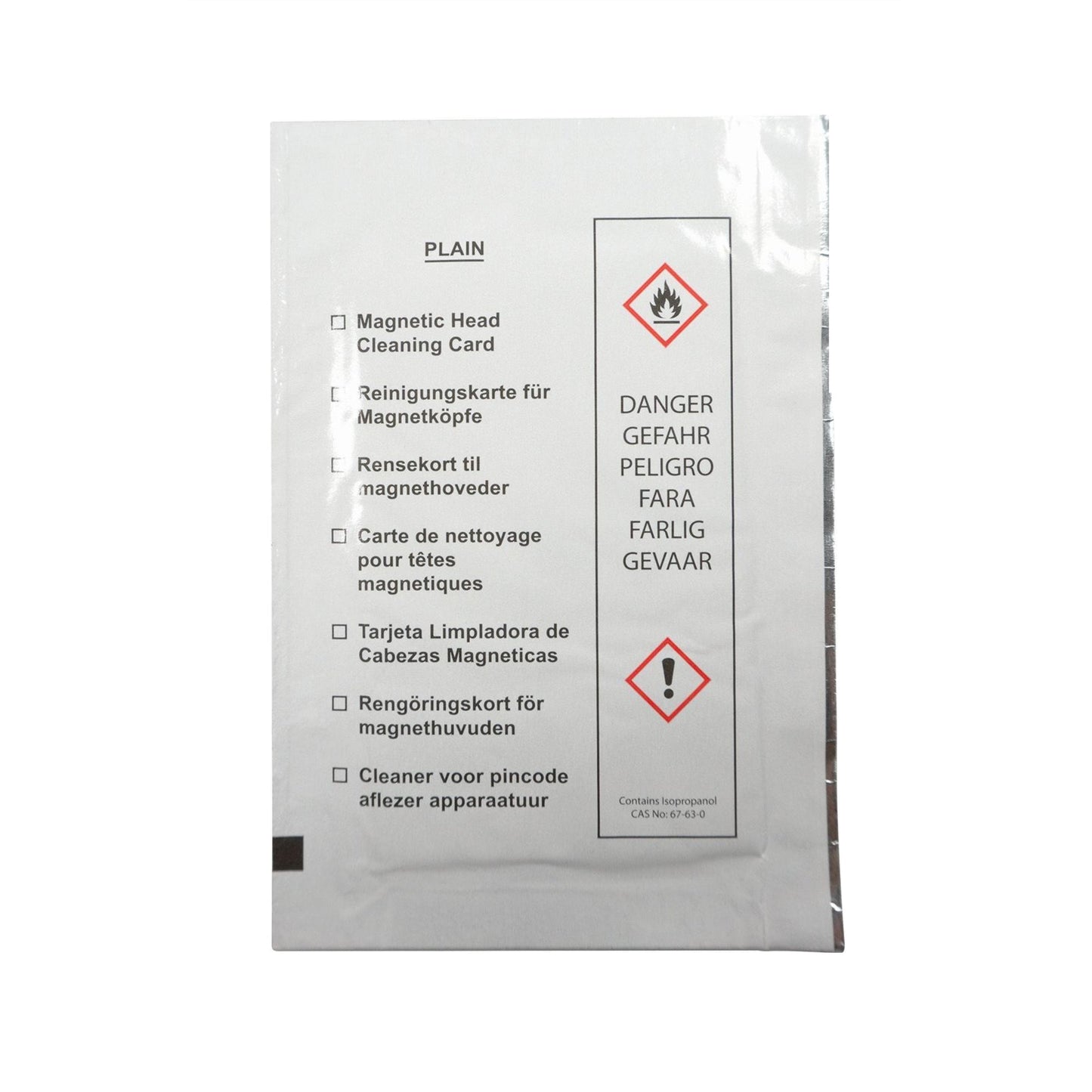 ECS Reinigungskarte EFT/POS Geräte, Retail Bezahlterminals 20 St./Pack.