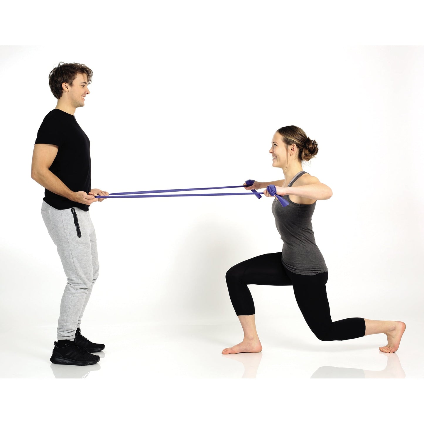 TOGU Fitnessband Theragym stark Latex blau