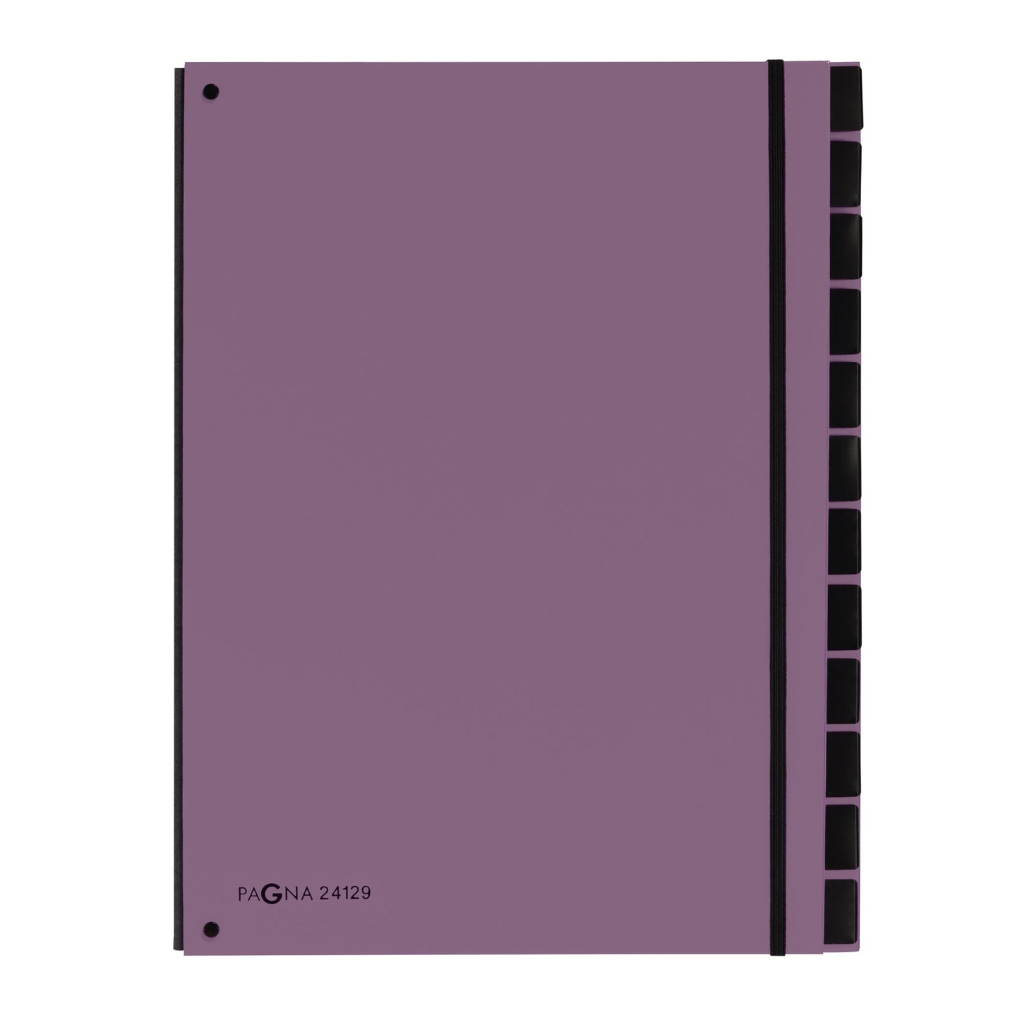 PAGNA Pultordner TREND DIN A4 blanko Karton, Polypropylenfolie kaschiert lila 12 Fächer