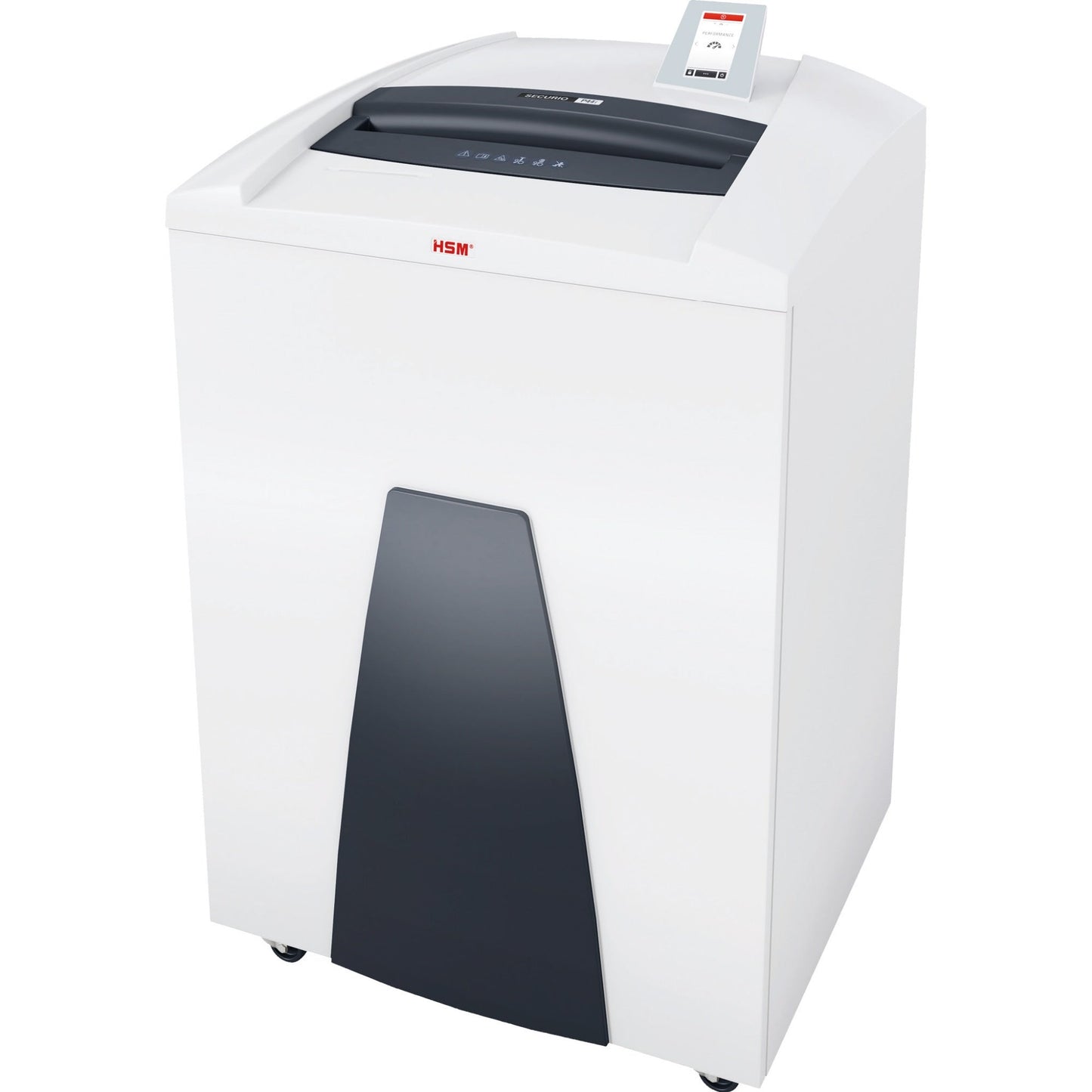 HSM® Aktenvernichter SECURIO P44i P-4 Papier, Heftklammern, Büroklammer, Kreditkarten, CDs/DVDs, USB-Stick, Diskette Partikelschnitt weiß