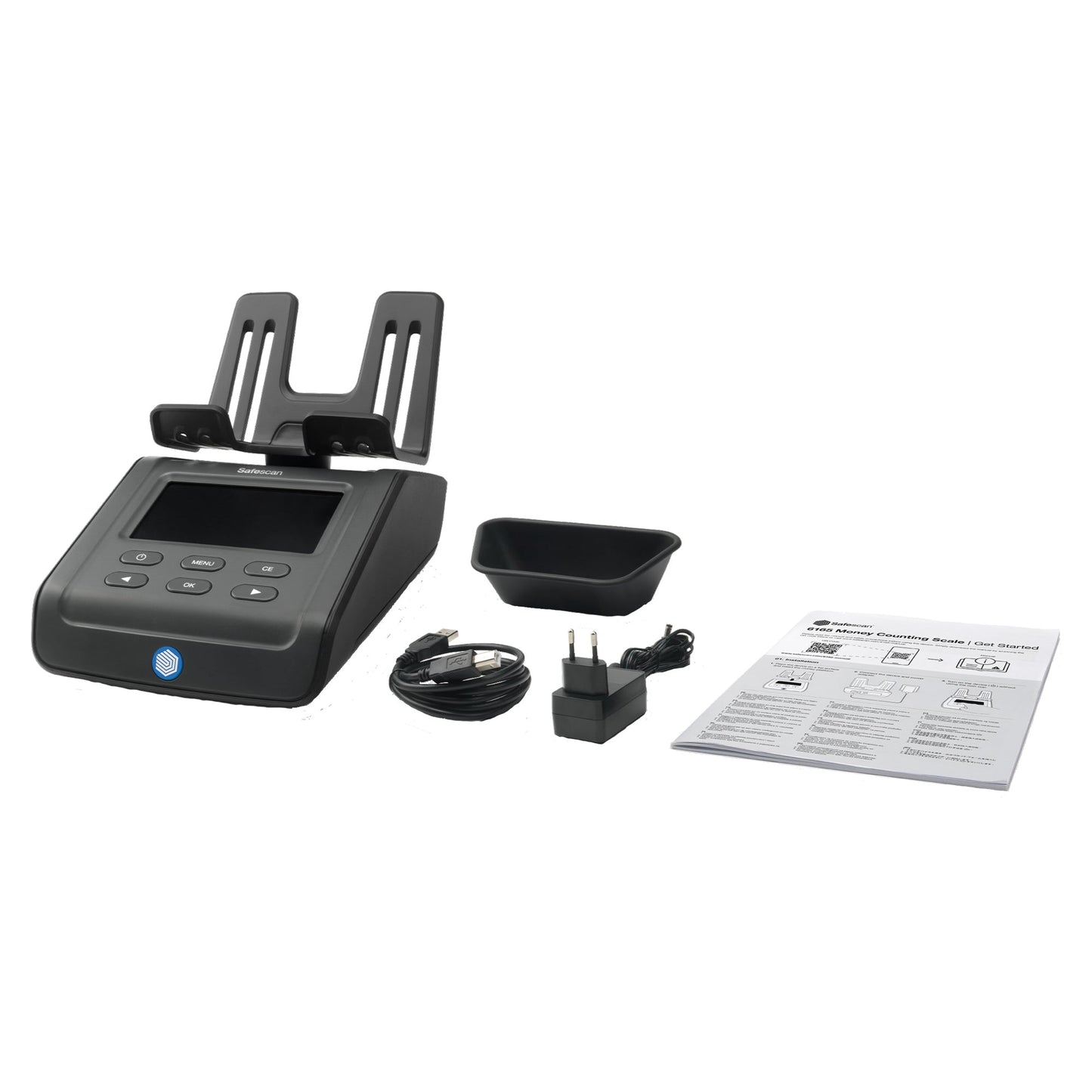 SAFESCAN Geldwaage 6175 14,2 x 7,6 x 22,6 cm (B x H x T) 1,5kg schwarz