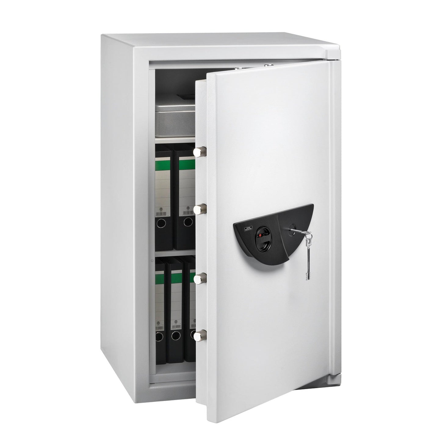BURG-WÄCHTER Sicherheitsschrank WS Office-Line 804 K Innenmaße: 49,8 x 94,6 x 37 cm (B x H x T) 108,5mm Doppelbartschloss Stahl hellgrau