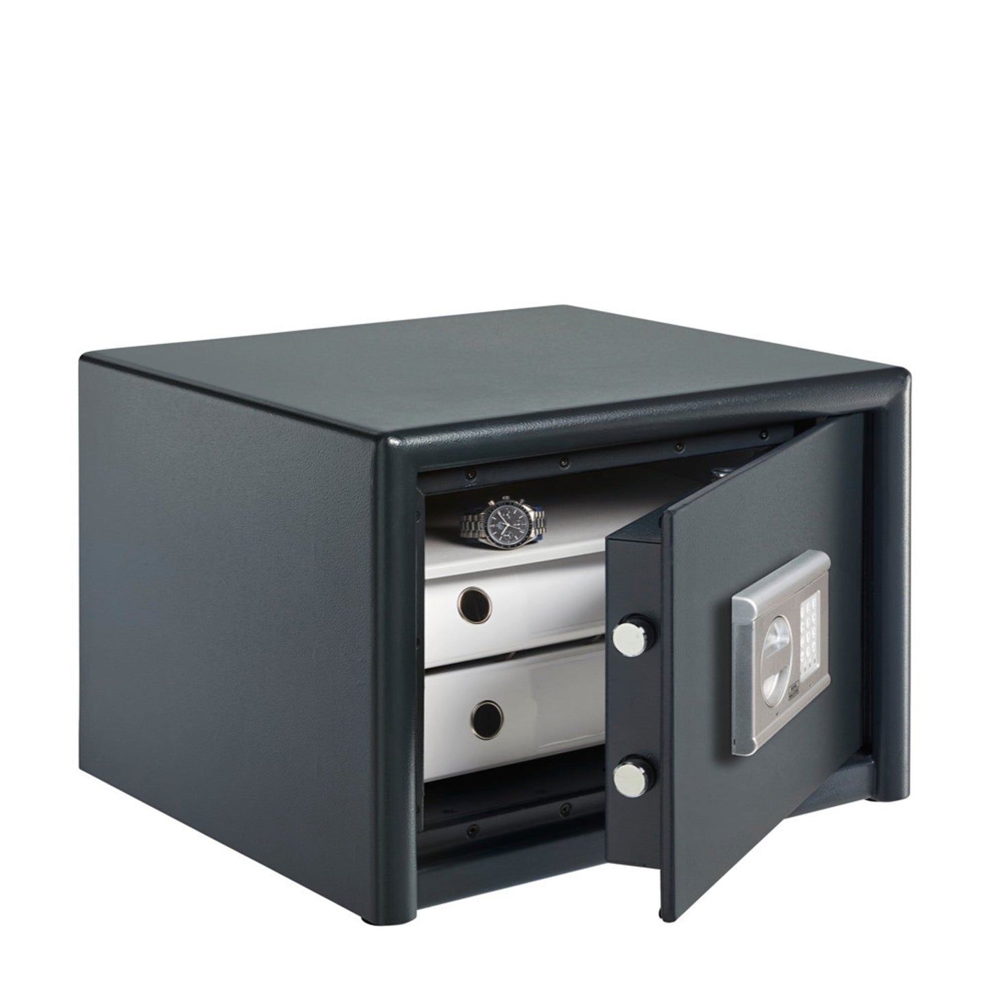 BURG-WÄCHTER Möbeltresor Magno M 520 E 37,9 x 24,5 x 30,5 cm (B x H x T) 60mm Stahl anthrazit/grau