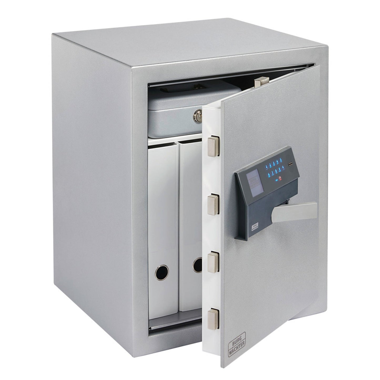 BURG-WÄCHTER Möbeltresor Karat MT 660 E FP 34,8 x 44 x 29,4 cm (B x H x T) 52mm Stahl grau