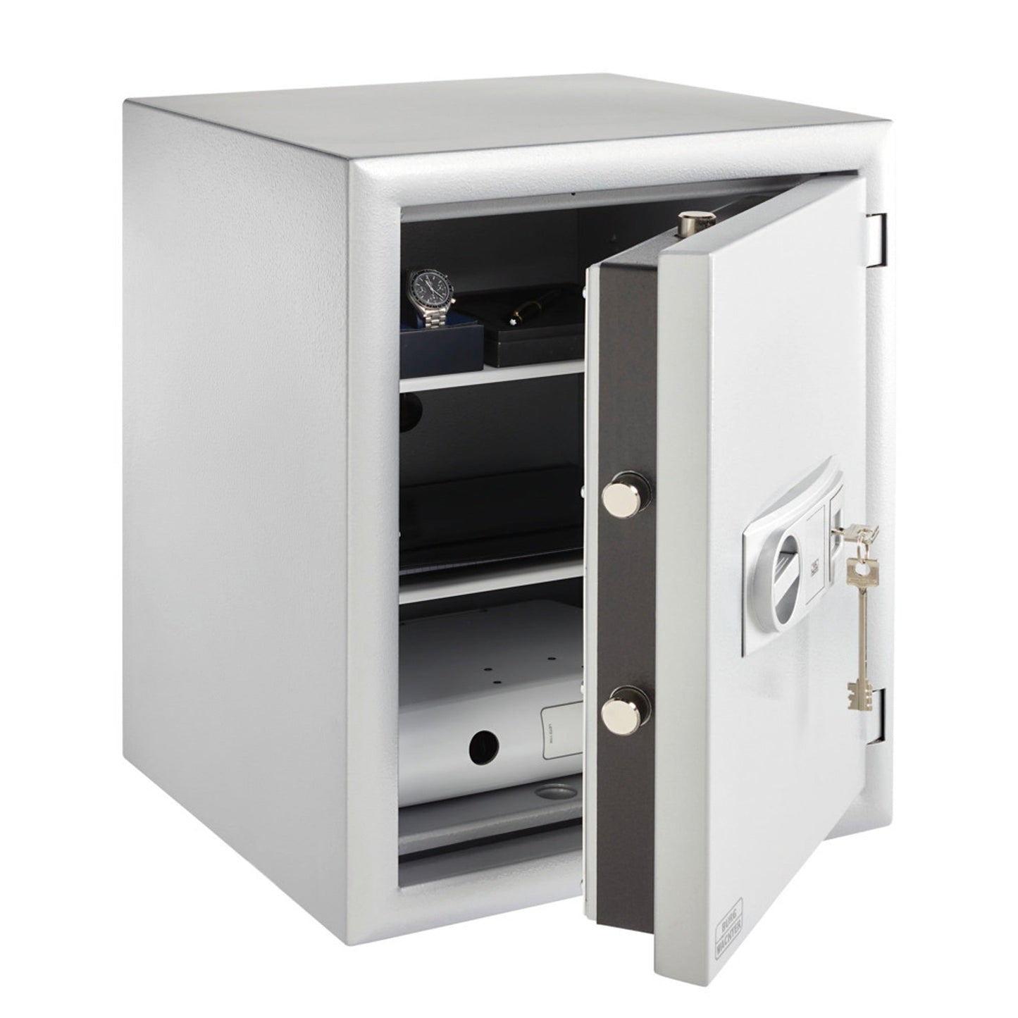 BURG-WÄCHTER Sicherheitsschrank Diplomat MTD 760 K Innenmaße: 37,2 x 50 x 30 cm (B x H x T) 104mm Doppelbartschloss Stahl grau