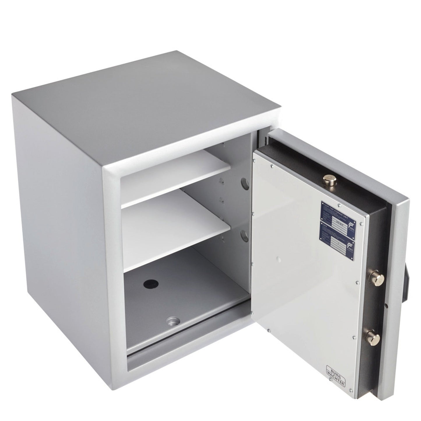 BURG-WÄCHTER Sicherheitsschrank Diplomat MTD 760 E FP Innenmaße: 37,2 x 50 x 30 cm (B x H x T) 104mm Elektroschloss, Fingerabdruck Stahl grau