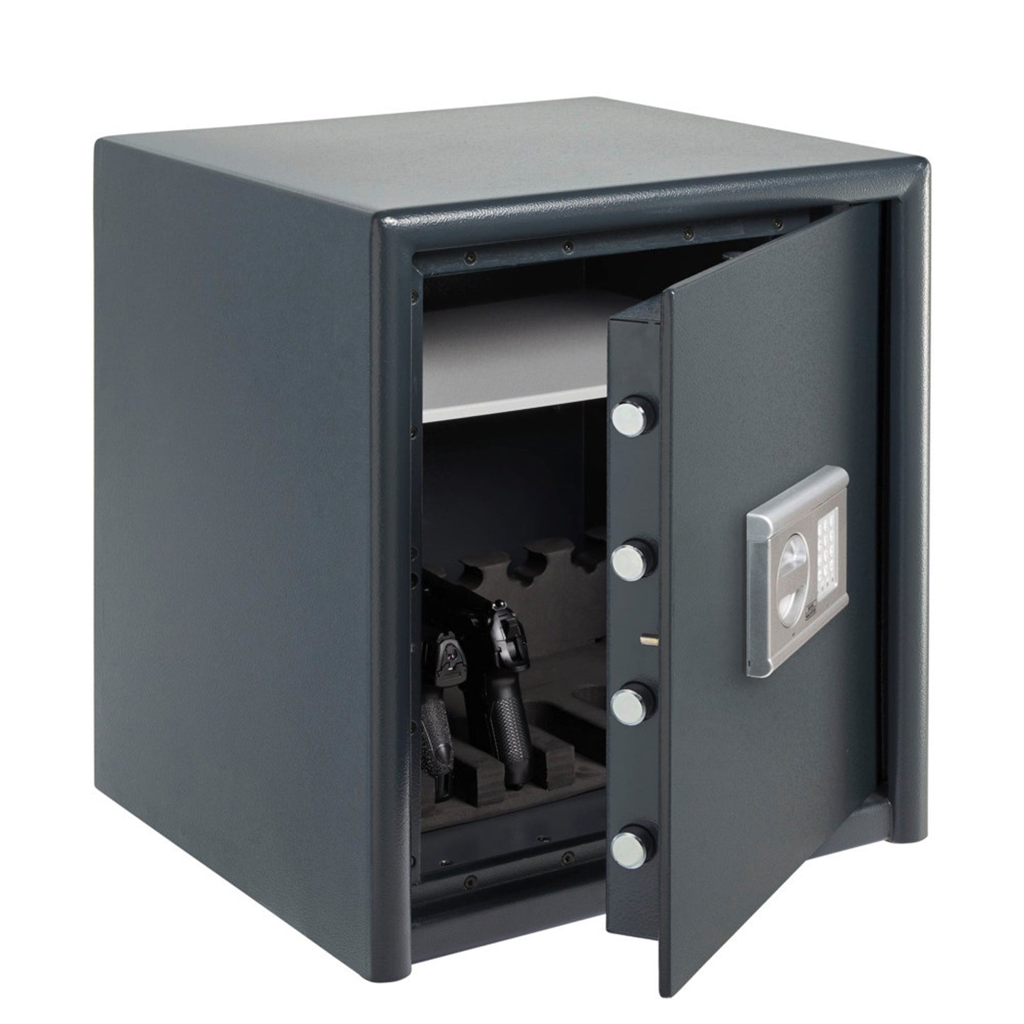 BURG-WÄCHTER Möbeltresor Magno M 540 E 37,9 x 44,5x 30,5 cm (B x H x T) 60mm Stahl anthrazit/grau