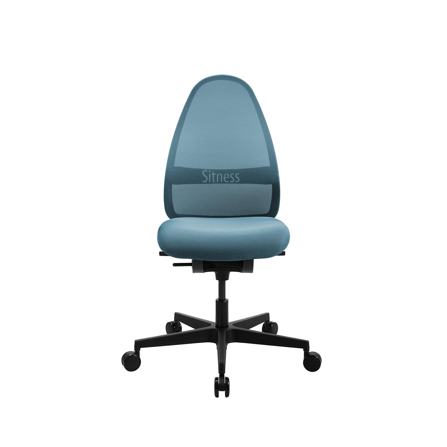 TOPSTAR Bürodrehstuhl SOFT SITNESS ART 44-52cm Synchronmechanik Rolle hart gebremst (für Teppichboden) optionales Zubehör: Rolle weich gebremmst (für Hartboden) 6990 Kunststoff blau