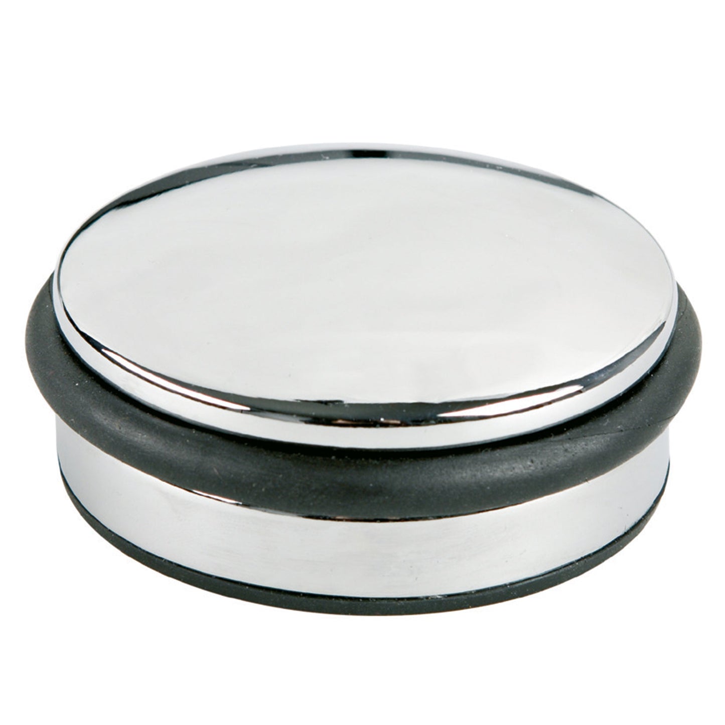 ALCO Türstopper 10 x 4 cm (Ø x H) Metall/Gummi chrom