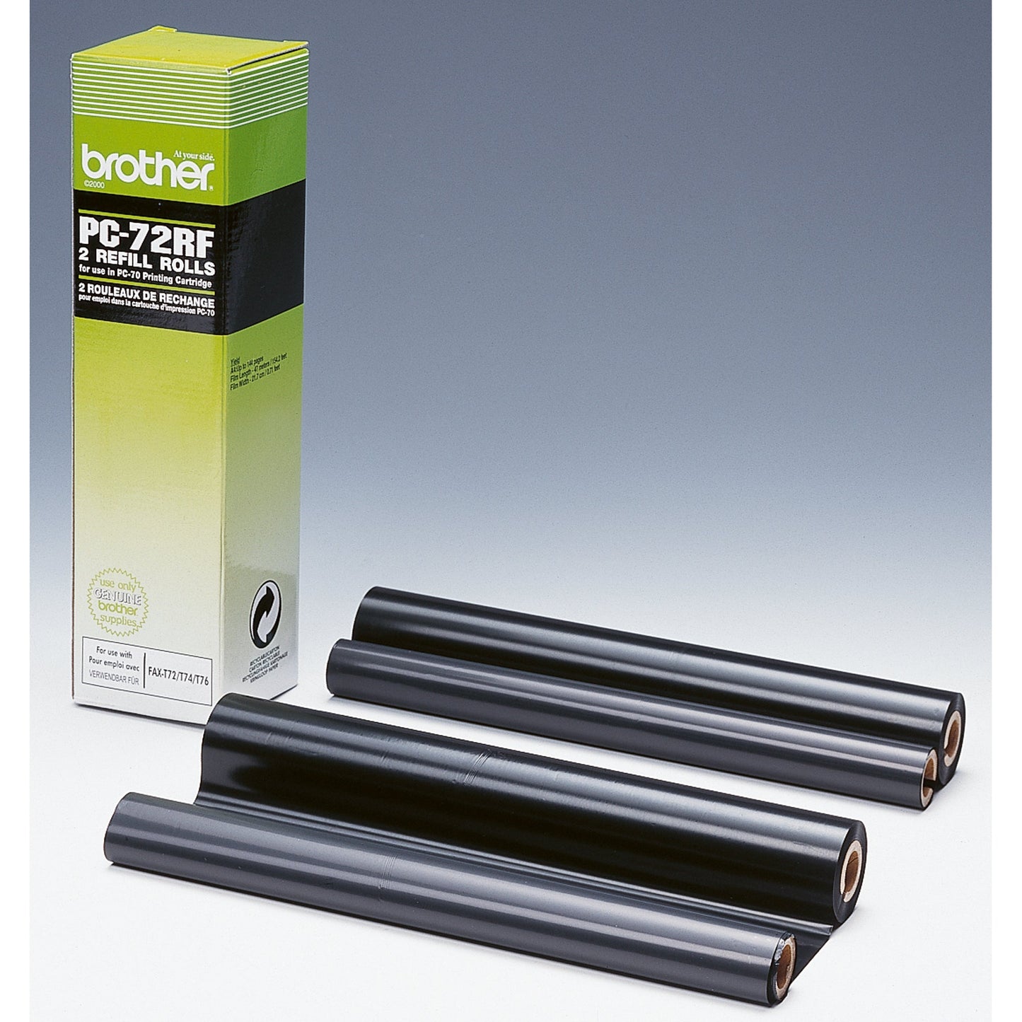Brother Thermotransferfolie ca. 2 x 144 Seiten schwarz 2 St./Pack.