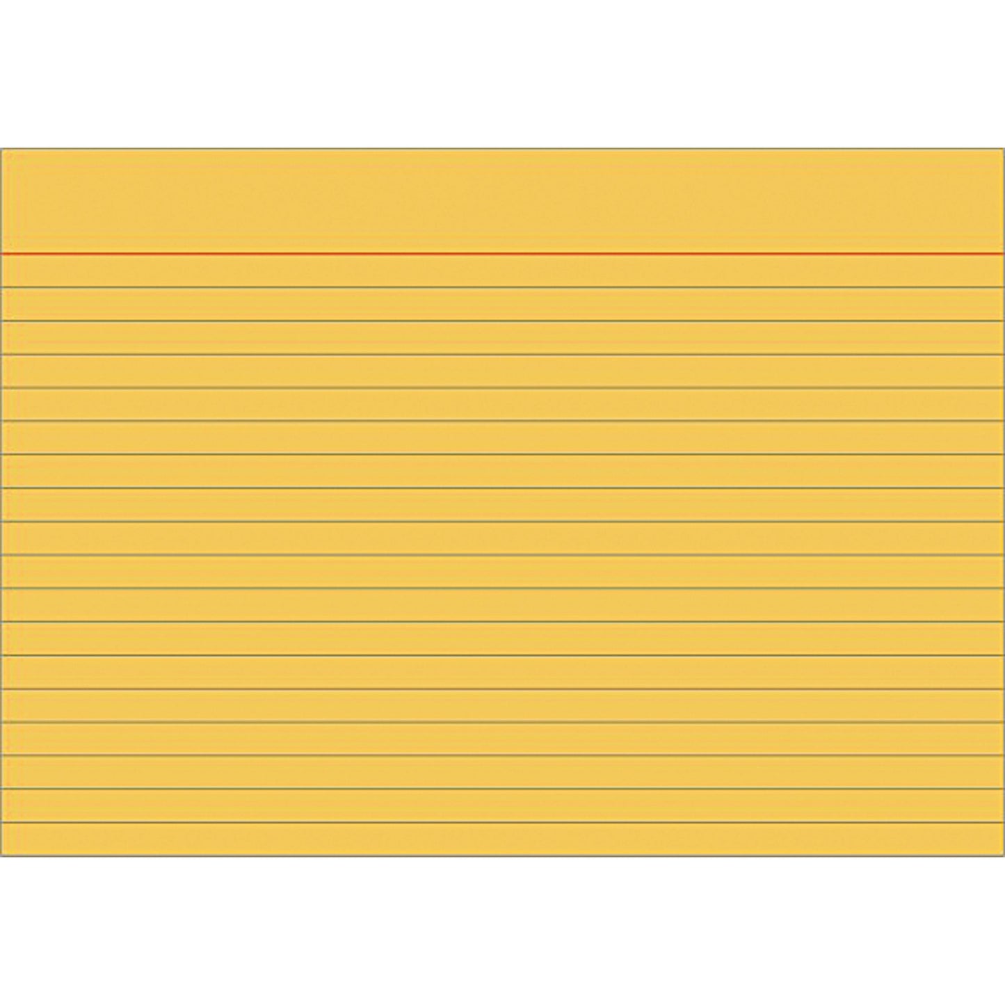 BRUNNEN Karteikarte DIN A7 quer liniert orange 100 St./Pack.