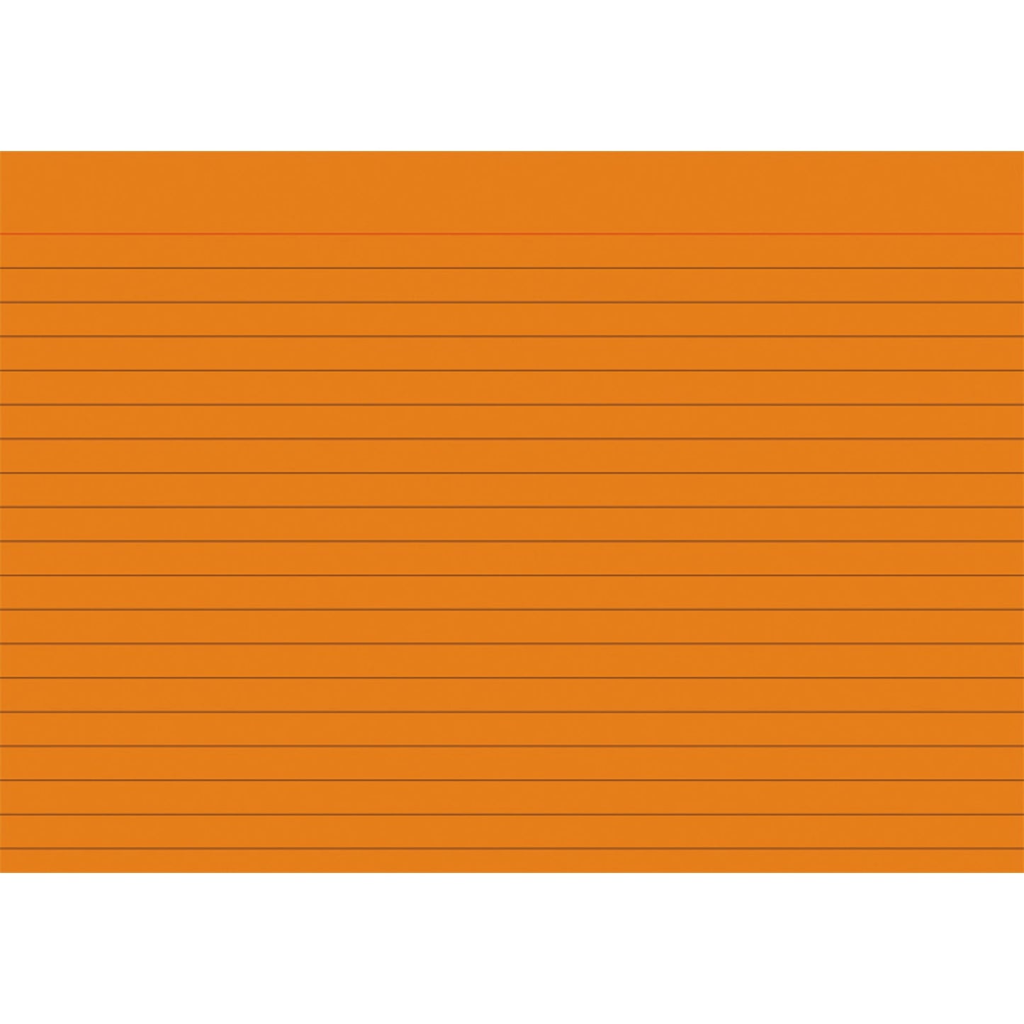BRUNNEN Karteikarte DIN A5 quer liniert orange 100 St./Pack.