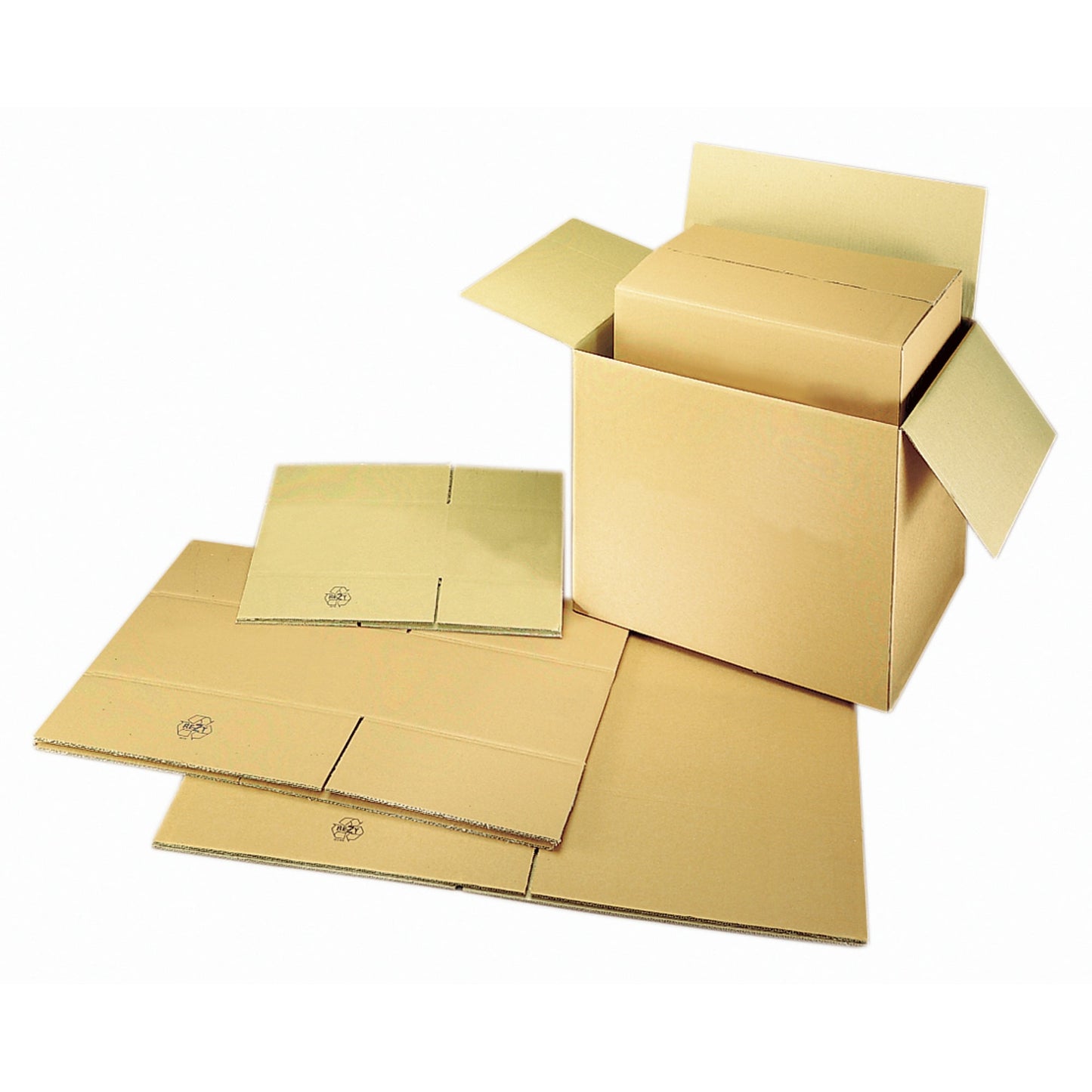 Versandkarton Außenmaße: 61 x 38 x 28 cm (B x H x T) Wellpappe braun