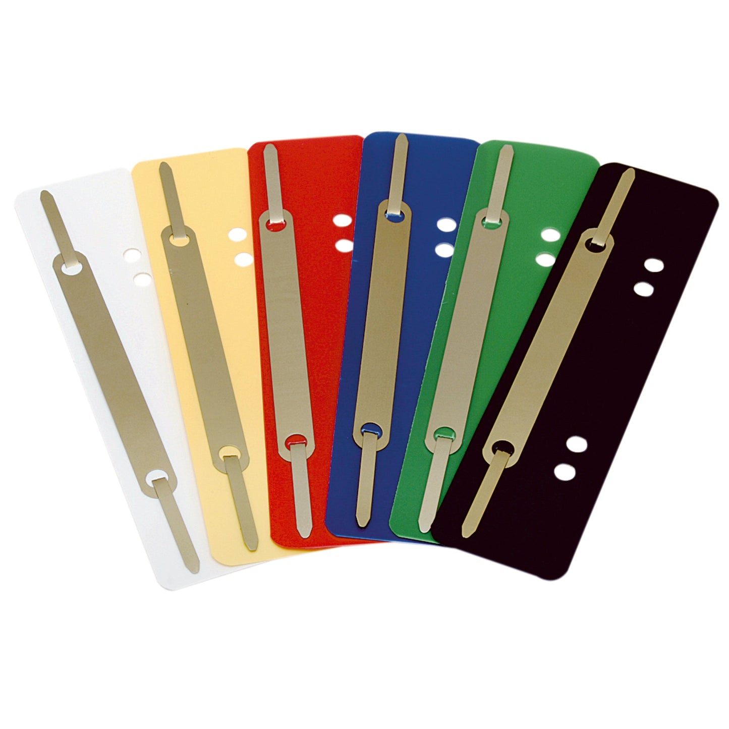 Soennecken Heftstreifen 3,4 x 15 cm (B x H) Polypropylen schwarz 25 St./Pack.