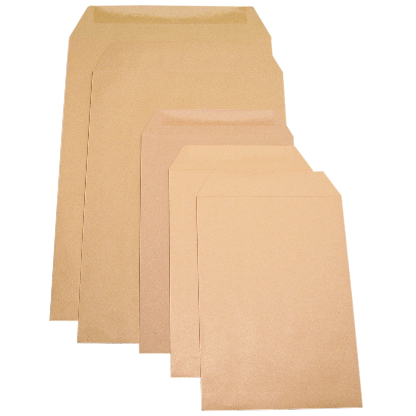 Soennecken Versandtasche DIN B4 250 x 353 mm (B x H) mit gummierter Klappe ohne Fenster 110g/m² natronbraun 10 St./Pack.