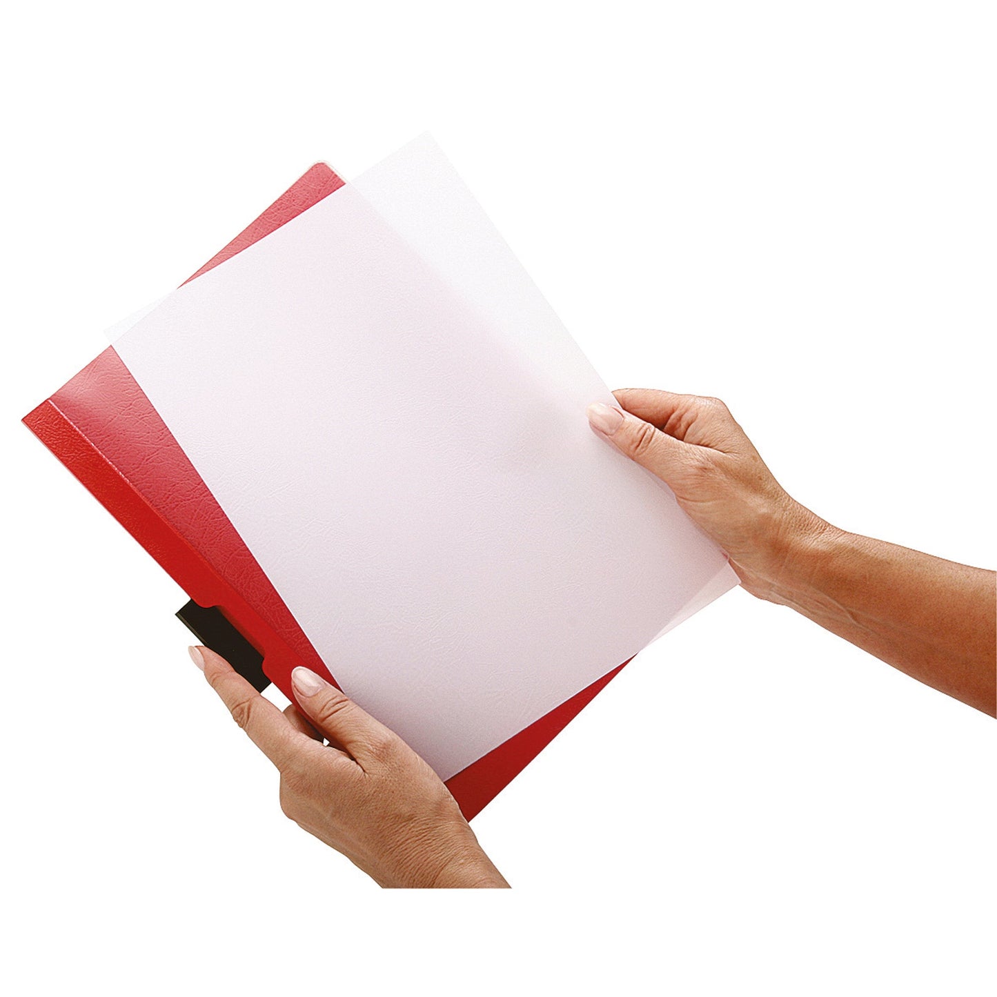 Soennecken Klemmmappe DIN A4 Hartfolie Farbe der Rückseite: blau Farbe der Klemme: schwarz