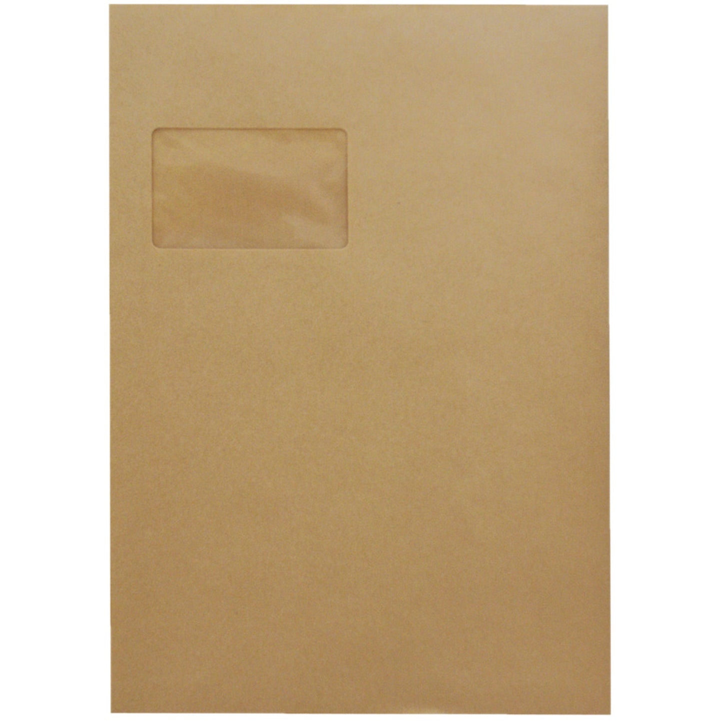 Soennecken Versandtasche DIN C4 229 x 324 mm (B x H) mit Haftklebung mit Fenster 90g/m² natronbraun 250 St./Pack.