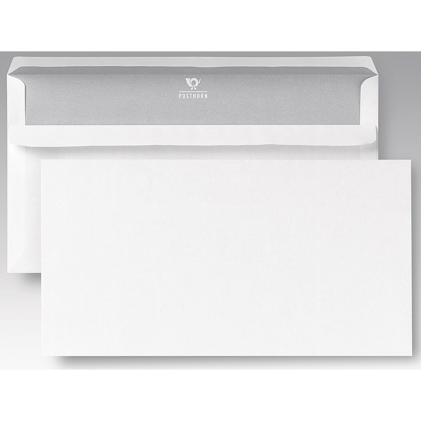 POSTHORN Briefumschlag Kompakt 235 x 125 mm (B x H) mit Selbstklebung ohne Fenster 75g/m² weiß 1.000 St./Pack.