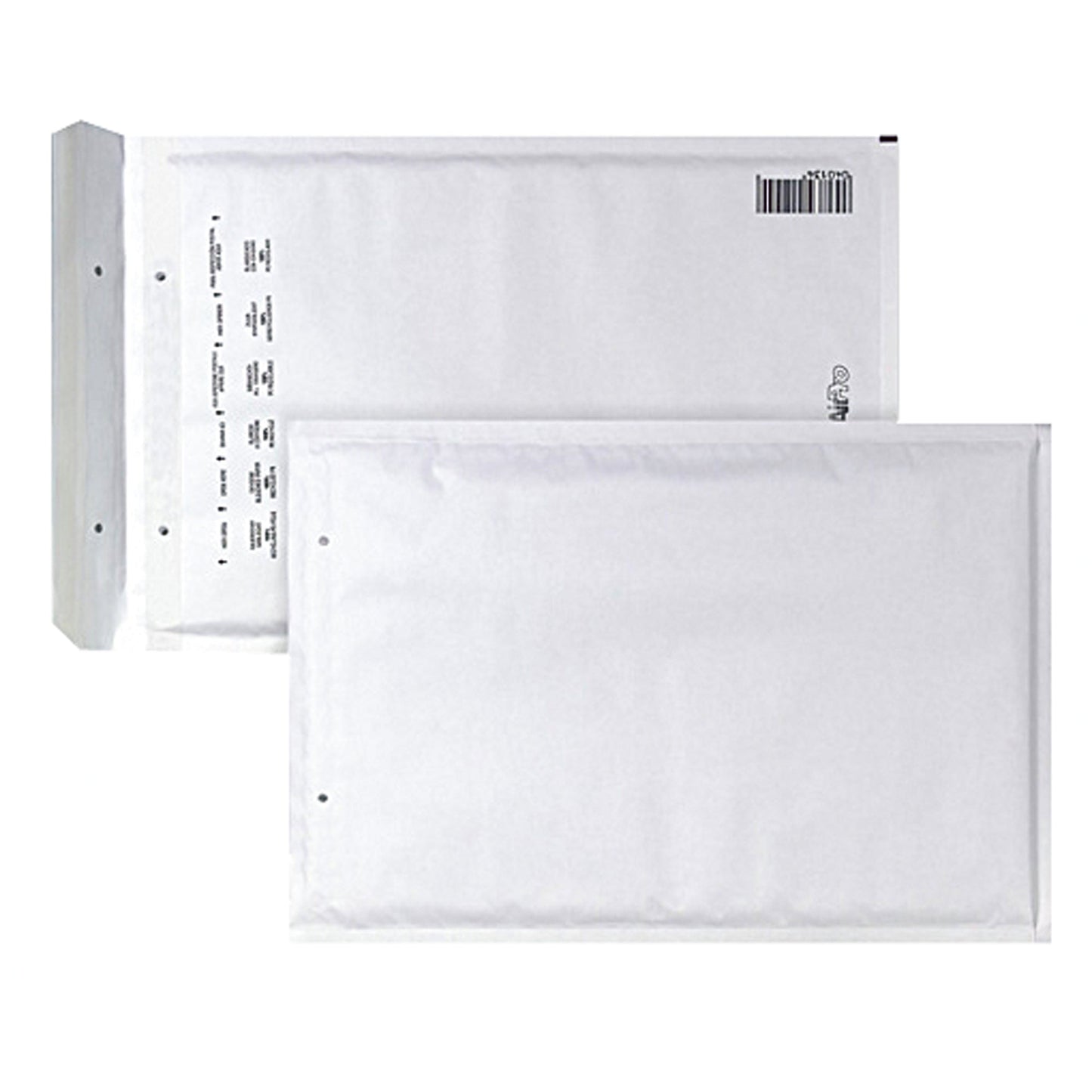 AIRPRO Luftpolstertasche 17/G mit Haftklebung, Lochung für Klammer Papier weiß 10 St./Pack.