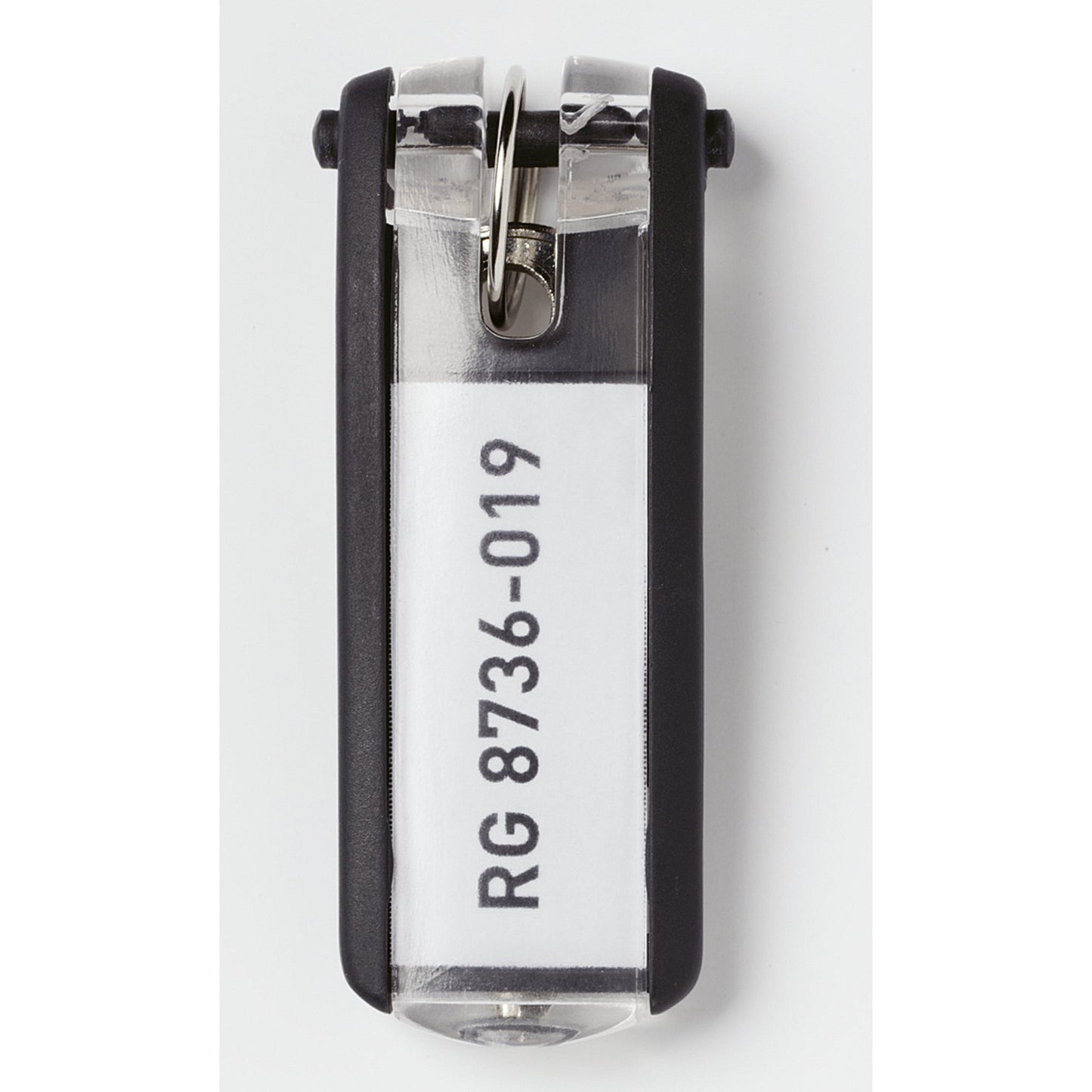 DURABLE Schlüsselanhänger KEY CLIP 24 x 68 x 15 mm (B x H x T) Kunststoff schwarz 6 St./Pack.