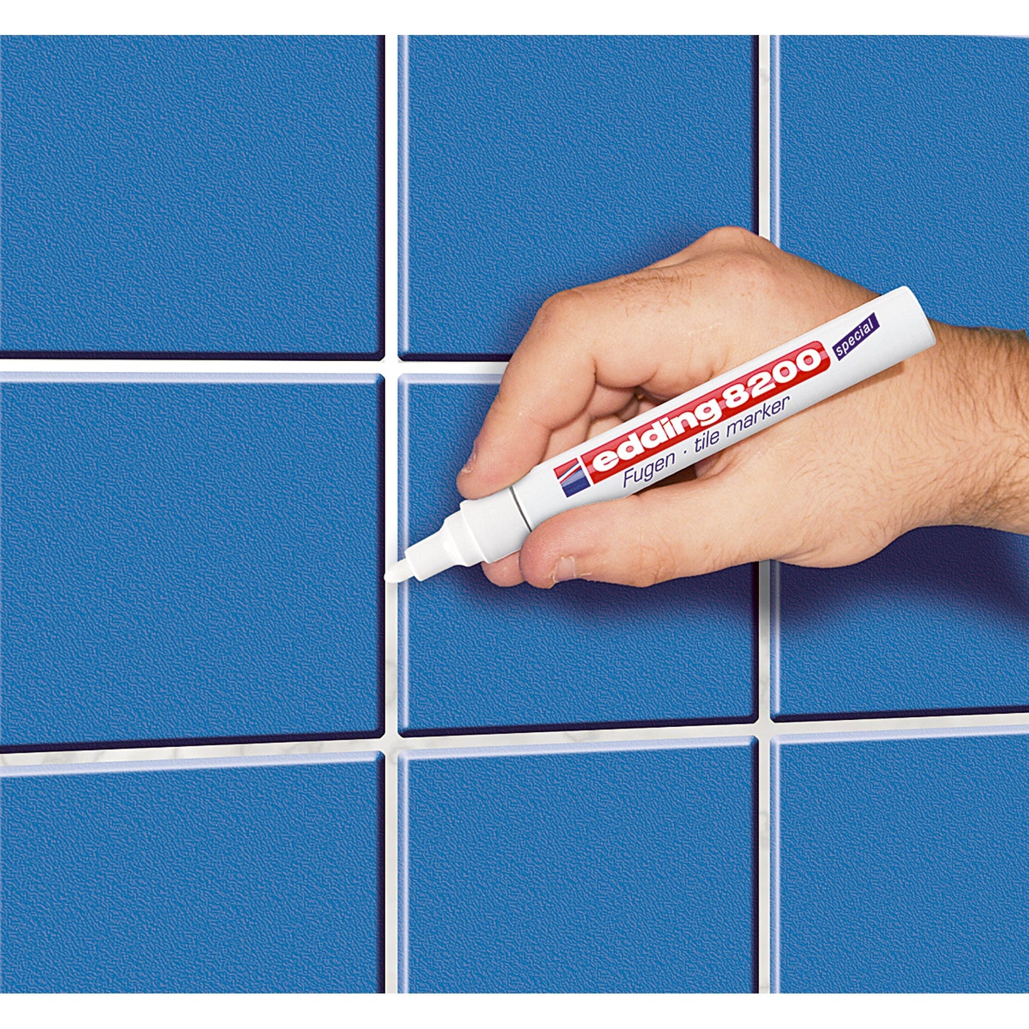 edding Fugenmarker 8200 2-4mm weiß Rundspitze