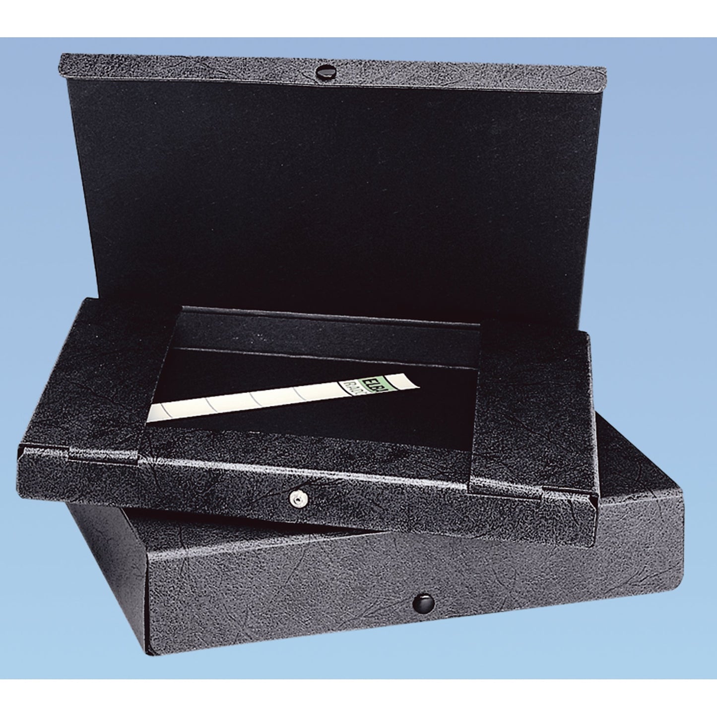 ELBA Dokumentenmappe 24,5 x 31,8 cm (B x H) DIN A4 380 Bl. (80 g/m²) 40mm Hartpappe, recycelt schwarz