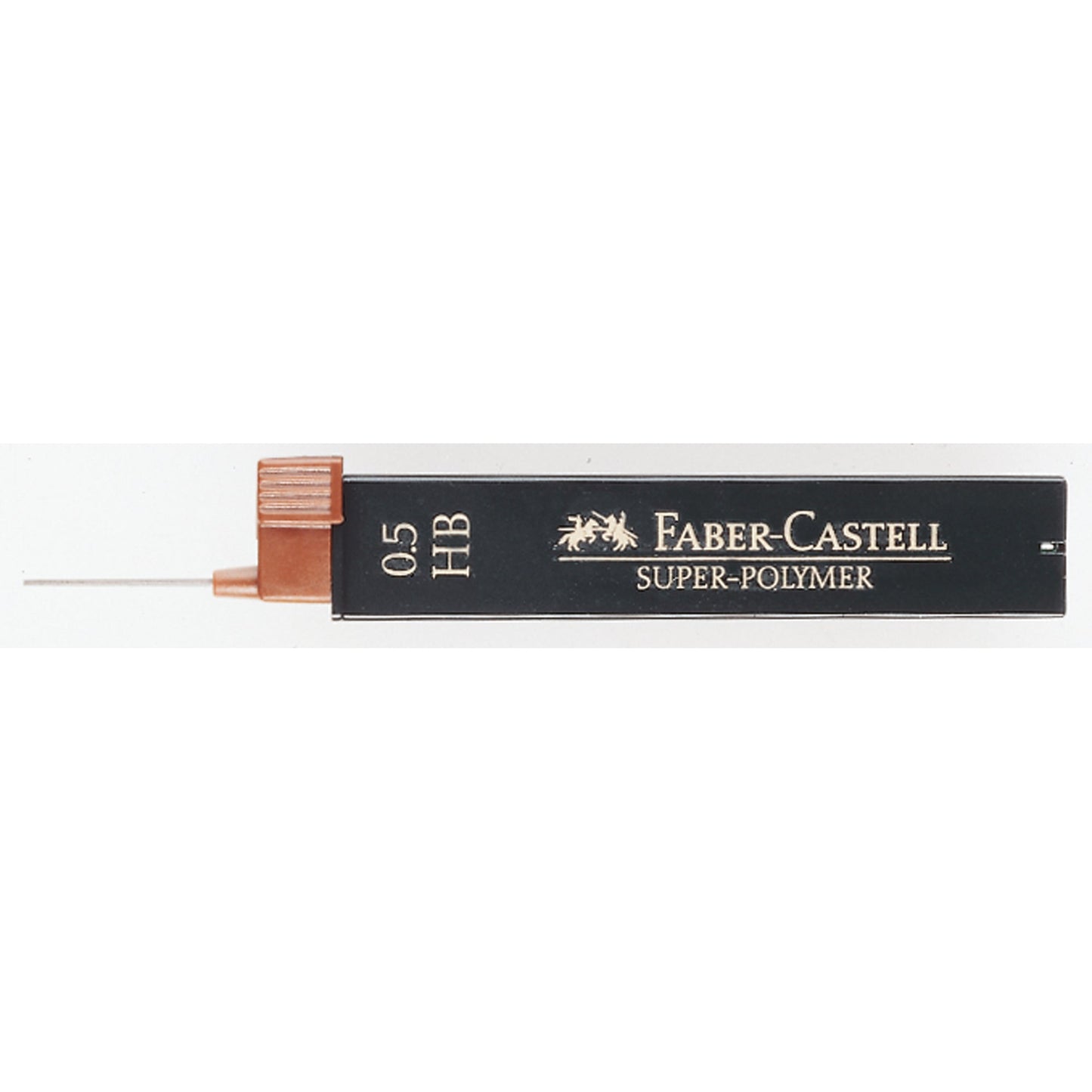 Faber-Castell Feinmine SUPER POLYMER 0,5mm HB schwarz 12 St./Pack.