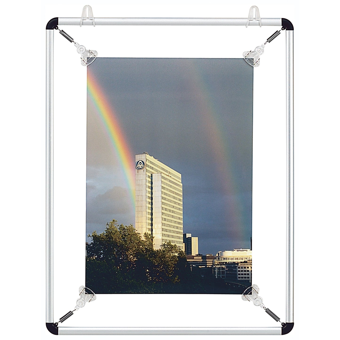 FRANKEN Spannrahmen 39,7 x 52 cm (B x H) 29,7 x 42 cm (B x H) DIN A3 Aluminium silber