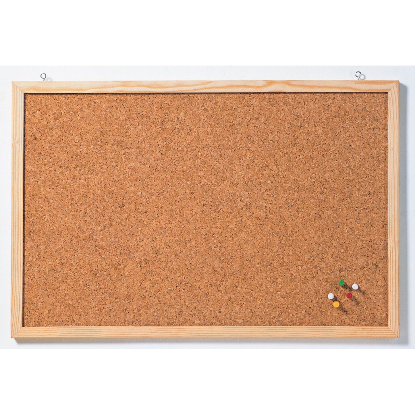 FRANKEN Pinnwand Memoboard 100 x 60 cm (B x H) Kork Material des Rahmens: Holz braun