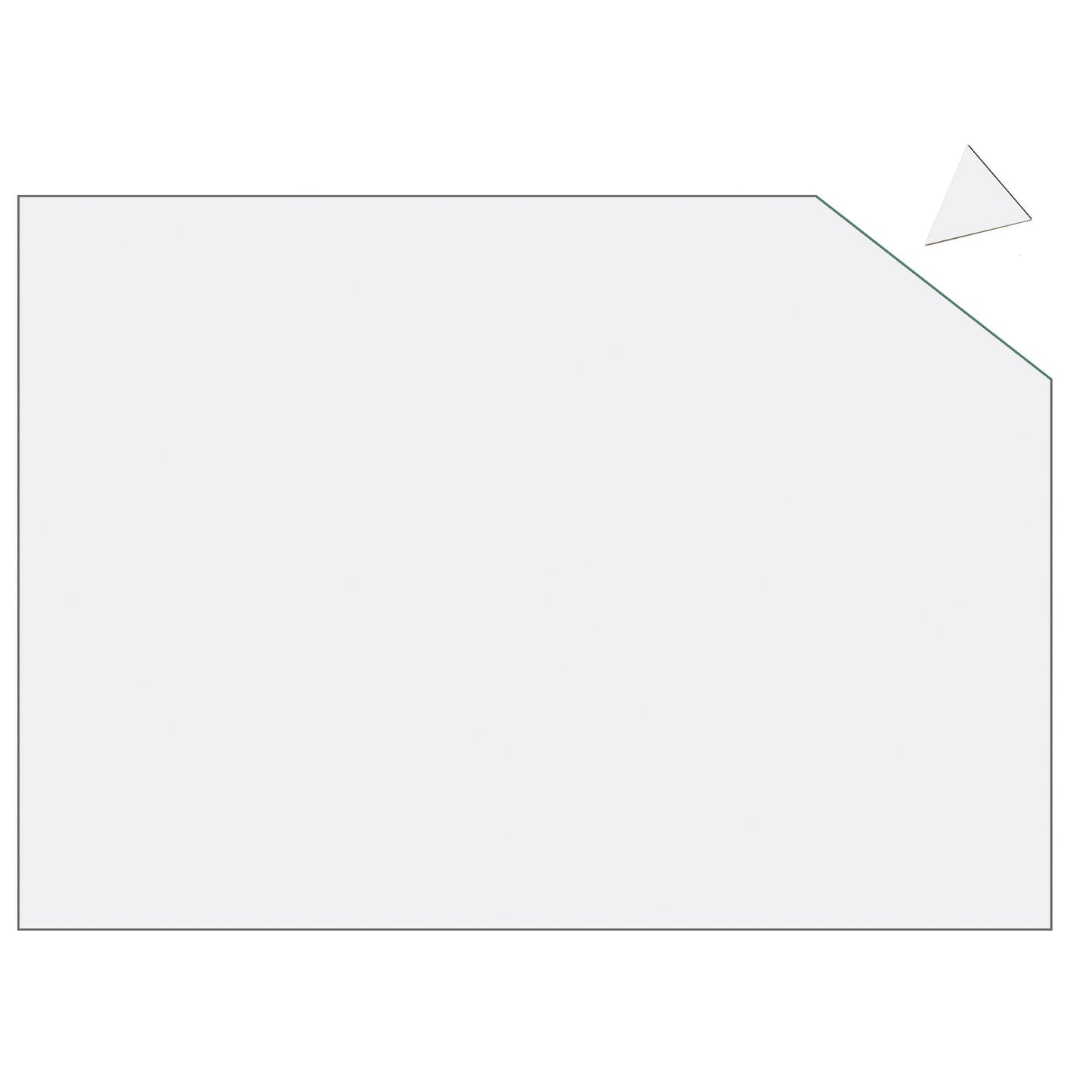 FRANKEN Magnetplatte 295 x 200 mm (B x H) weiß