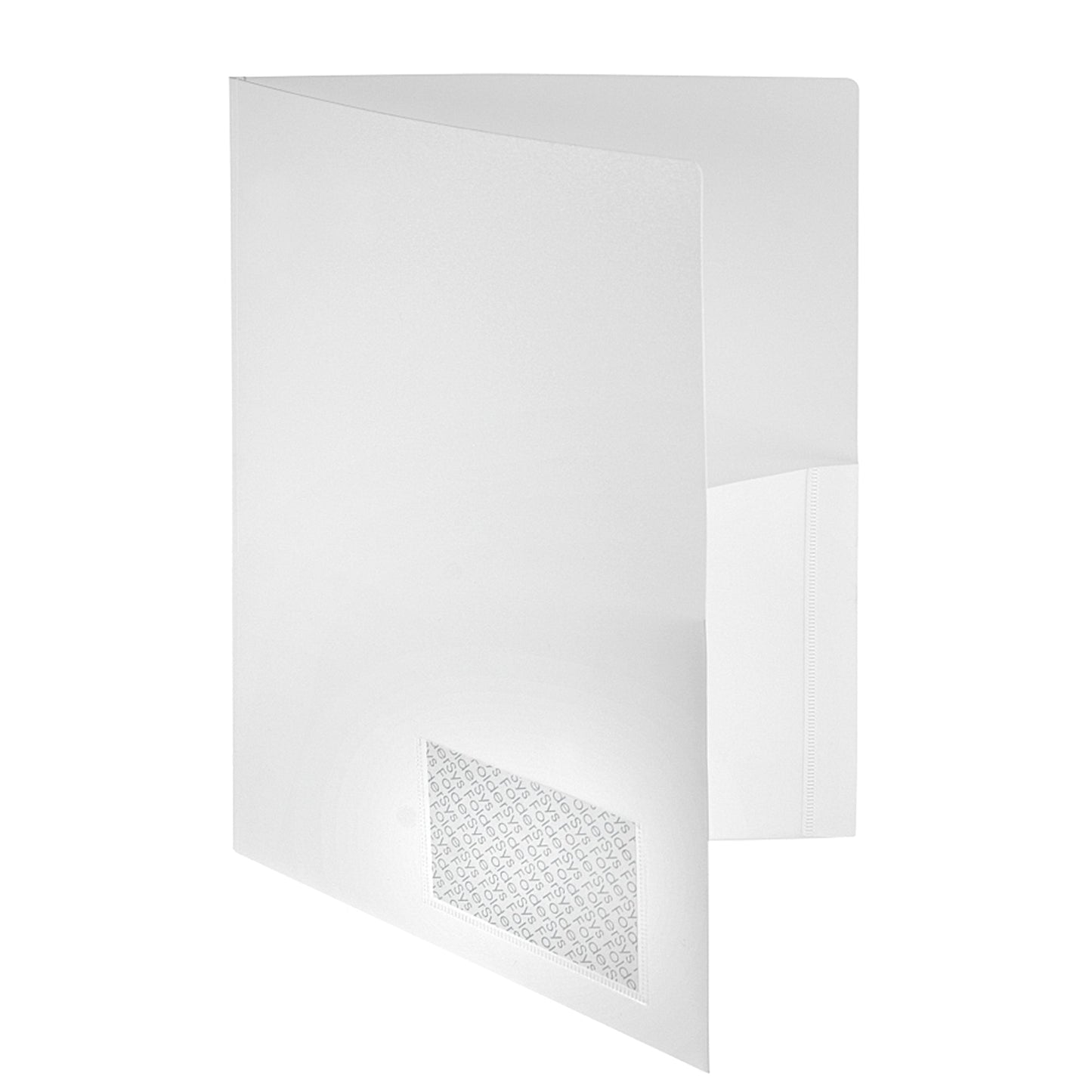 FolderSys Angebotsmappe DIN A4 Polypropylen weiß