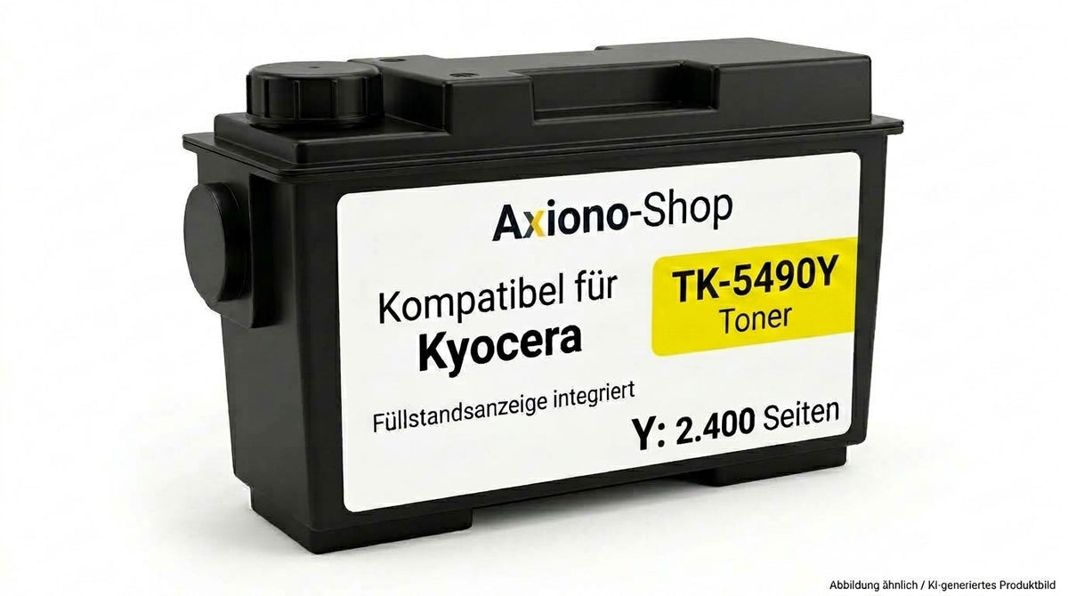 Kompatibel mit Kyocera TK-5490Y (PRTKYTK5490Y) mit Füllstandsanzeige gelb 2.400 Seiten
