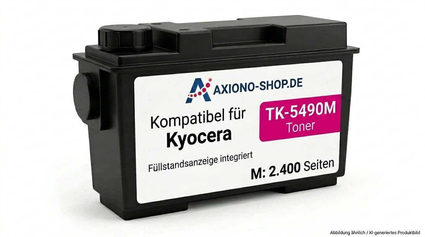 Kompatibel mit Kyocera TK-5490M (PRTKYTK5490M) mit Füllstandsanzeige magenta 2.400 Seiten