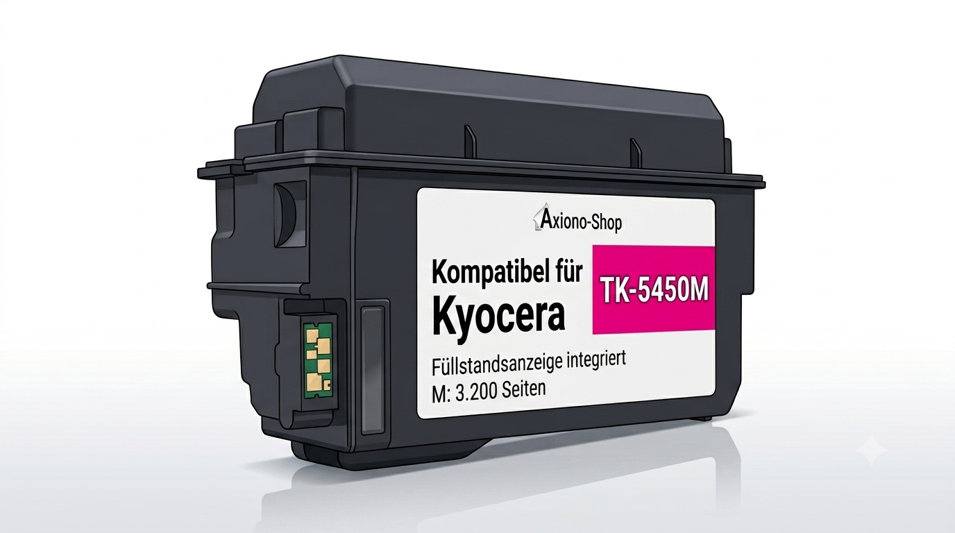 Kompatibel mit Kyocera TK-5450M (1T0C0DBNL0) mit Füllstandsanzeige magenta 3.200 Seiten