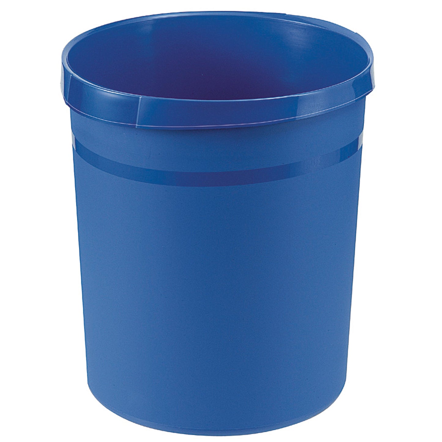 HAN Papierkorb GRIP 31,2 x 35 cm (Ø x H) Polypropylen Farbe: blau 1 Sortierfach