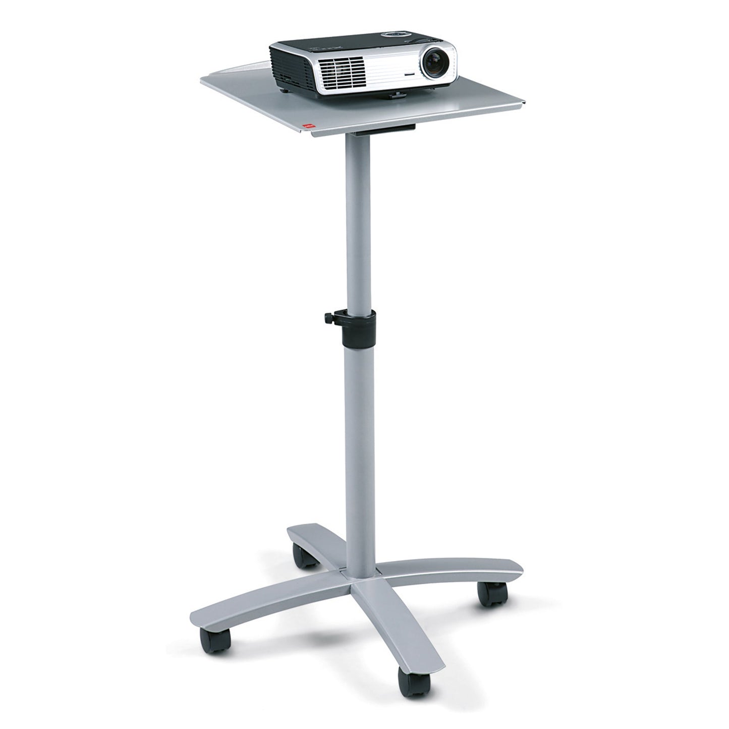 Nobo® Projektionswagen LCD/Dia-Projektor 38 x 81-120 x 43 cm (B x H x T) 10kg Stahl grau/schwarz