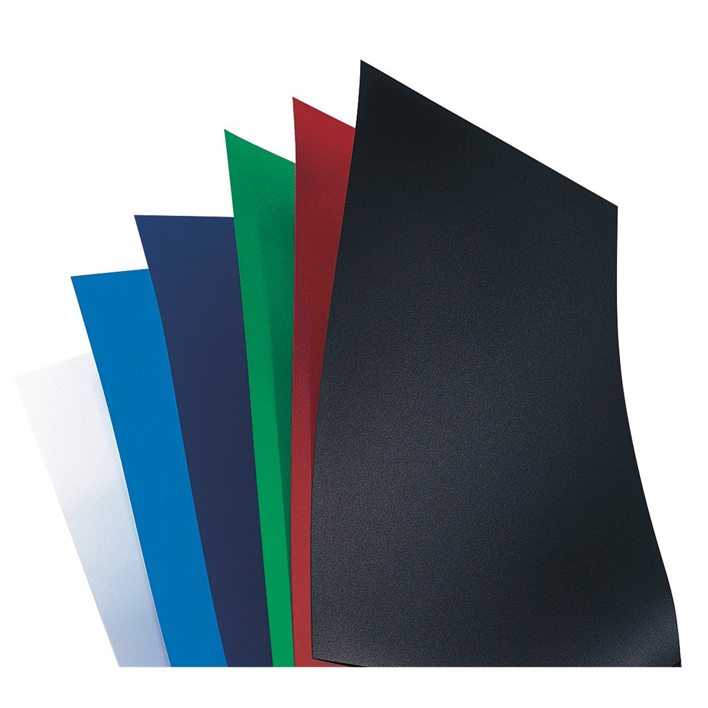 GBC® Deckblattfolie PolyOpaqueT DIN A4 300µm Polypropylen schwarz 100 St./Pack.