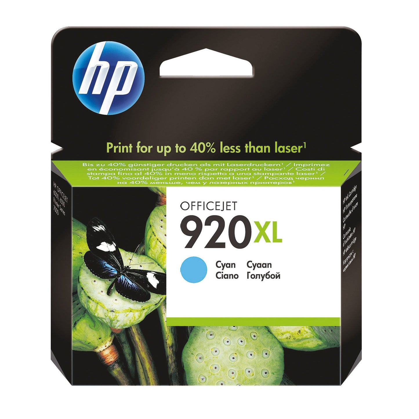HP Tintenpatrone Originalzubehör 920XL ca. 700 Seiten cyan 6ml