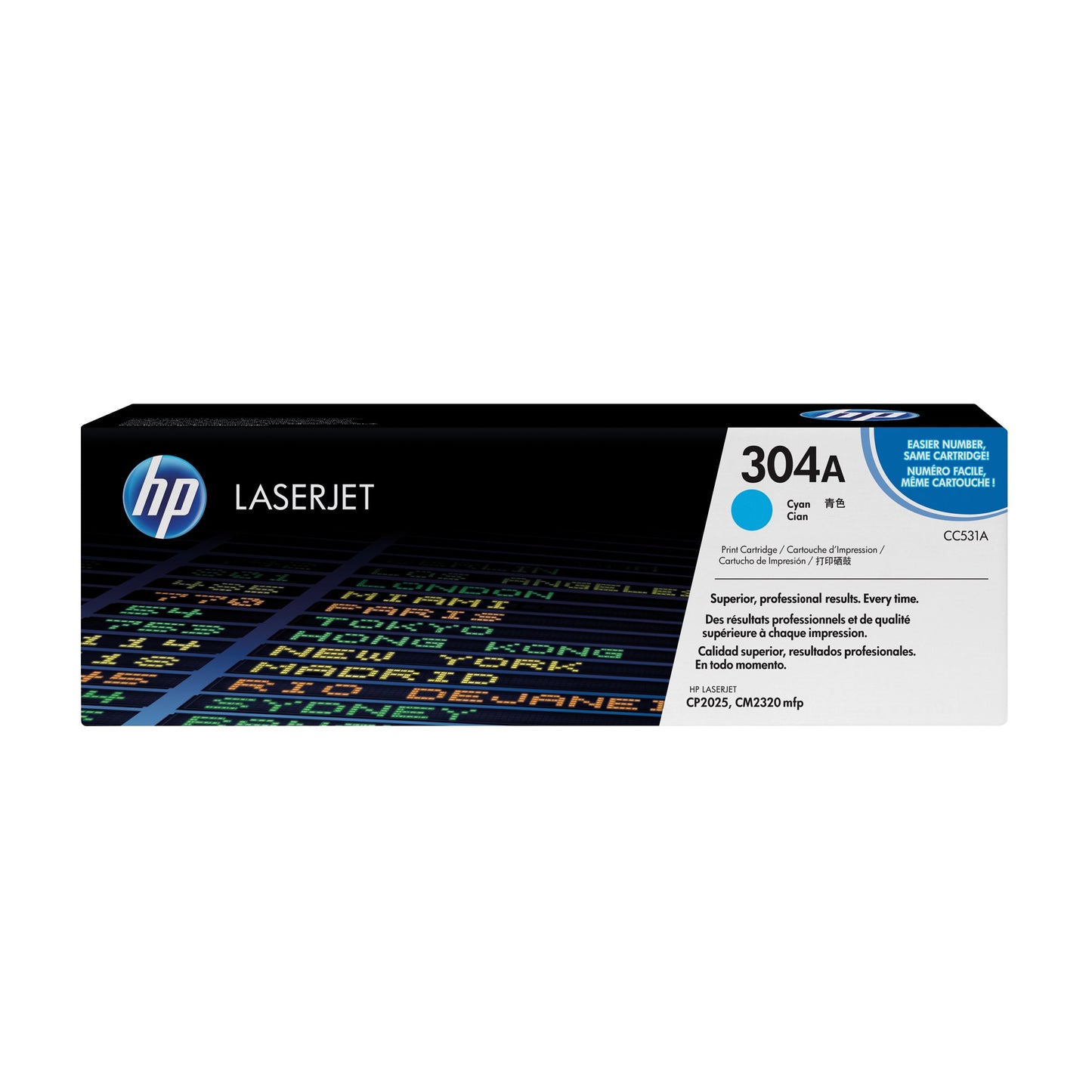 HP Toner Originalzubehör 304A ca. 2.800 Seiten cyan