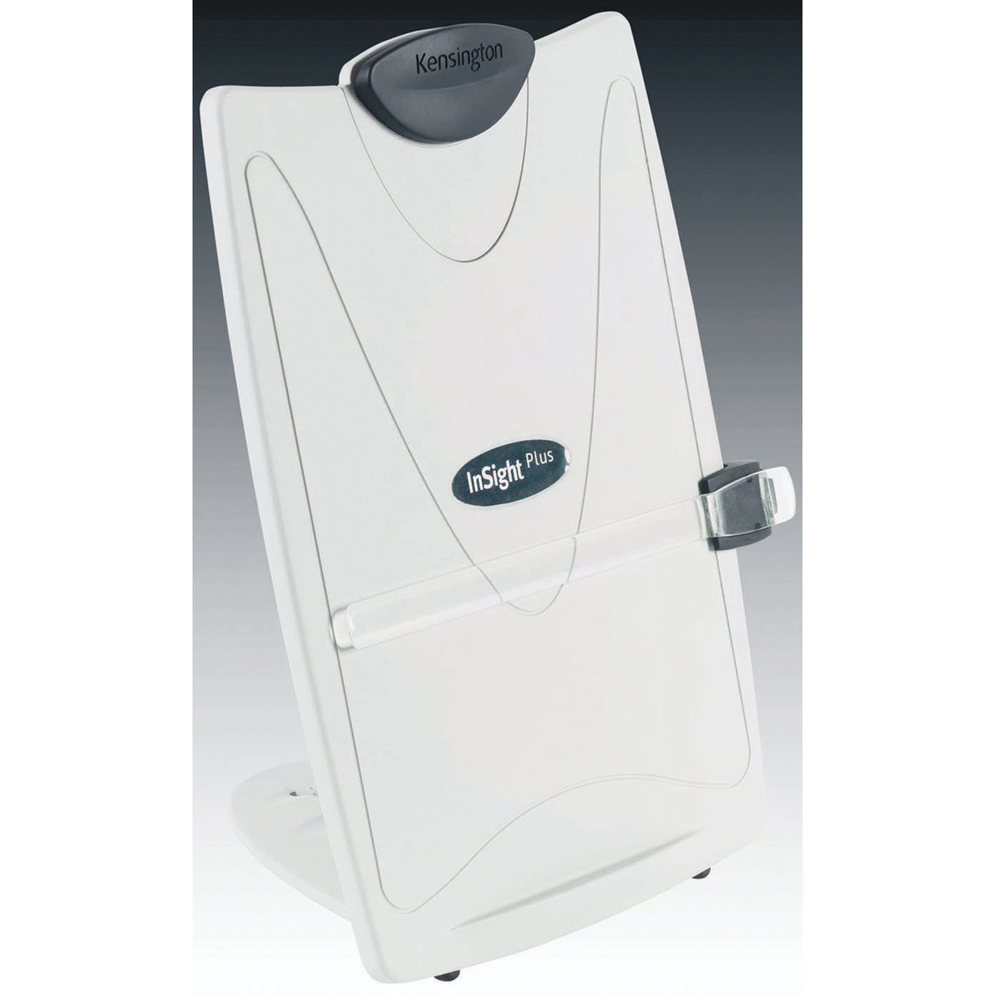 Kensington Konzepthalter Insight Plus DIN A4 höhenverstellbar mit Neigungsverstellung mit verstellbarem Zeilenzeiger Kunststoff grau