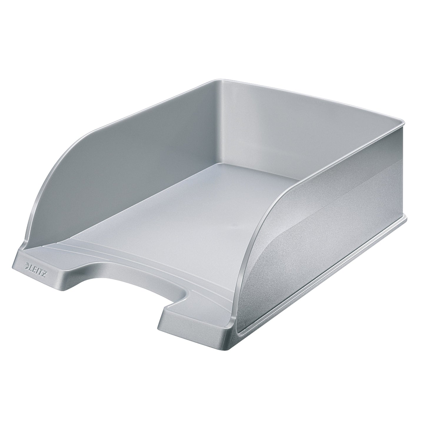 Leitz Briefablage Jumbo Plus DIN A4 Polystyrol Farbe: silber