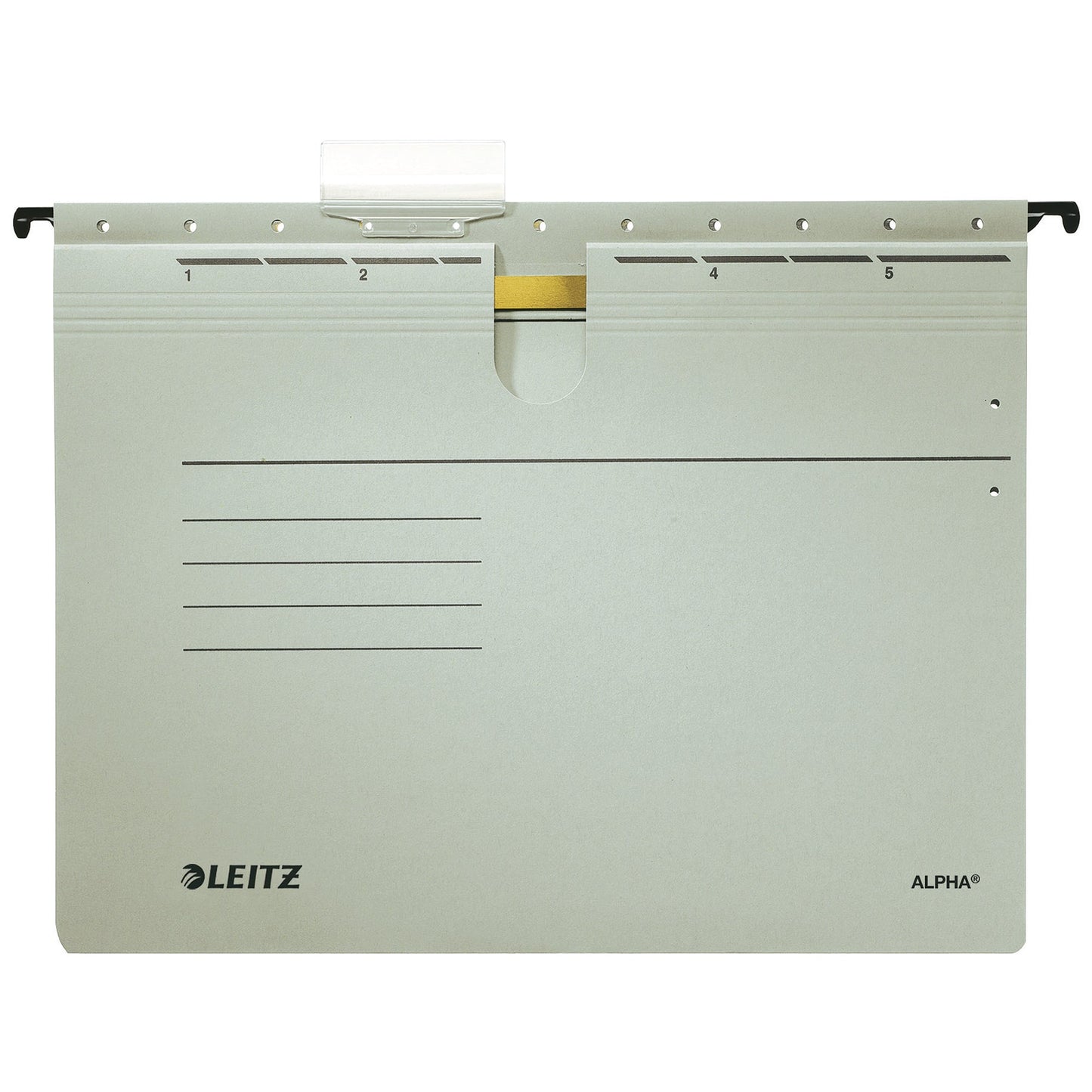 Leitz Hängehefter ALPHA® DIN A4 275g/m² Pendareckarton, recycelt grau 5 St./Pack.