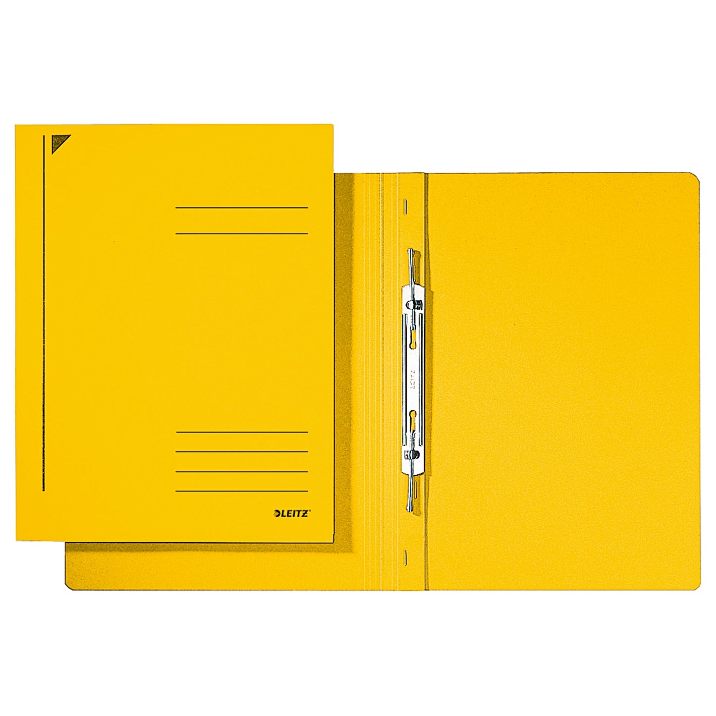 Leitz Spiralhefter DIN A4 430g/m² mit Beschriftungsfeld Pendareckarton, recycelt gelb