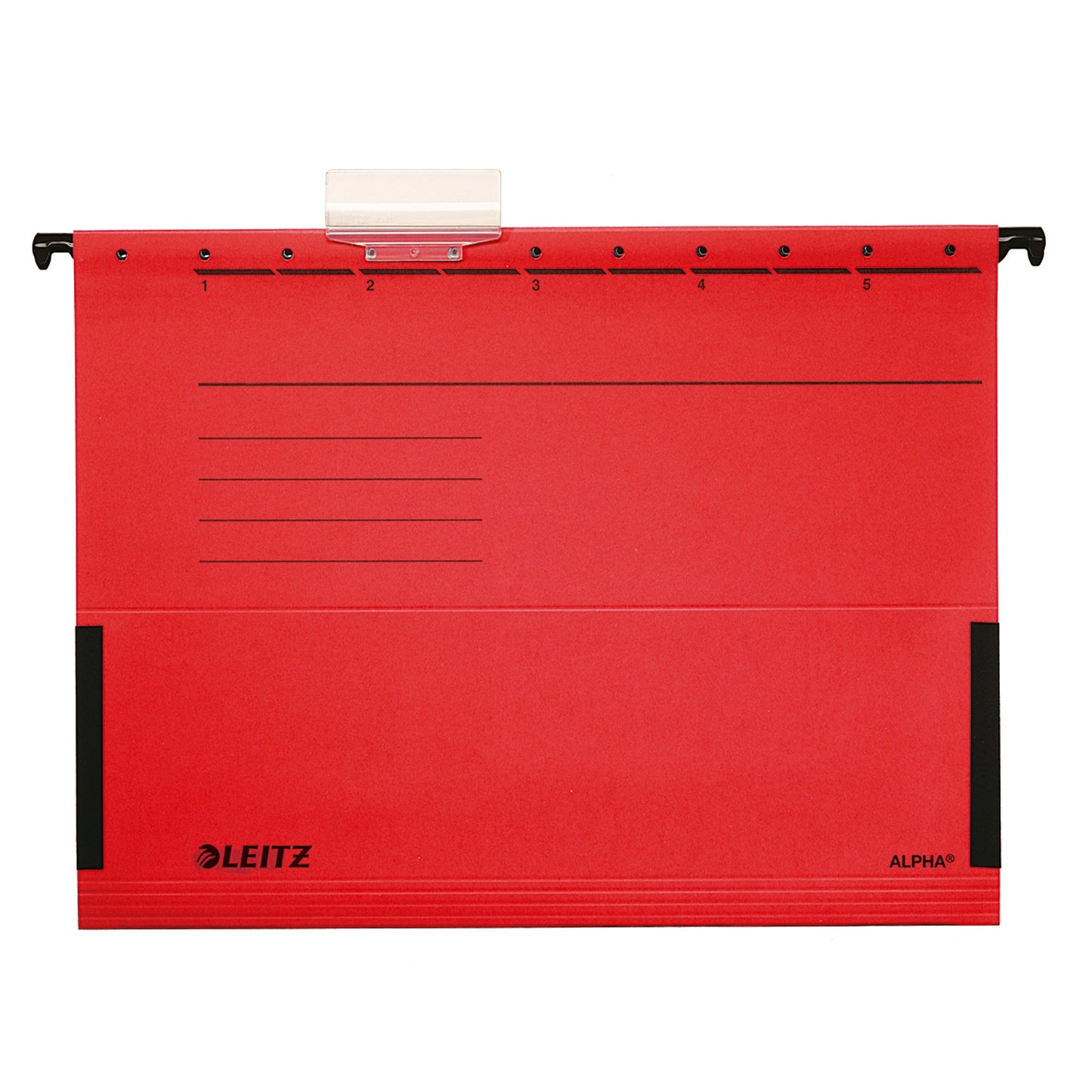 Leitz Hängetasche ALPHA® DIN A4 275g/m² Pendareckarton, recycelt rot 25 St./Pack.