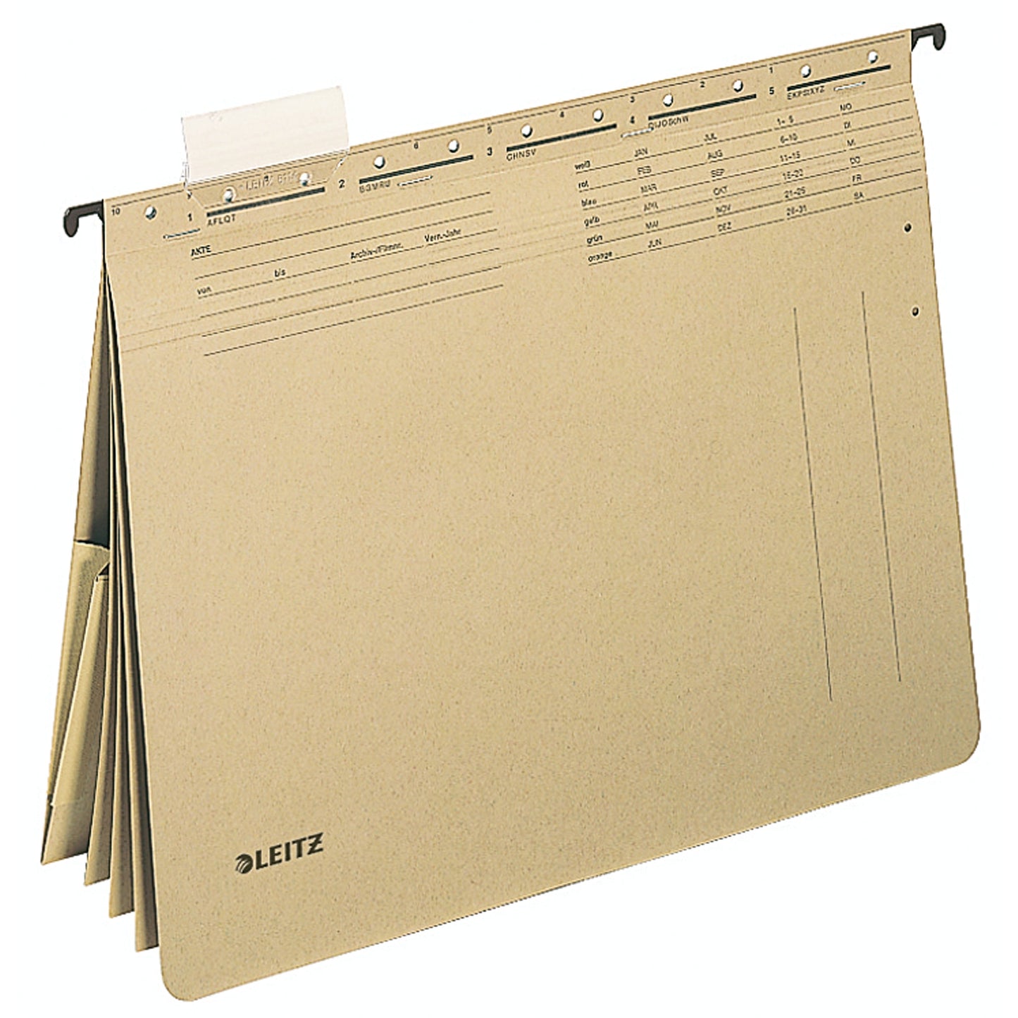 Leitz Hängehefter ALPHA® DIN A4 250g/m² Natronkarton, recycelt naturbraun 25 St./Pack.