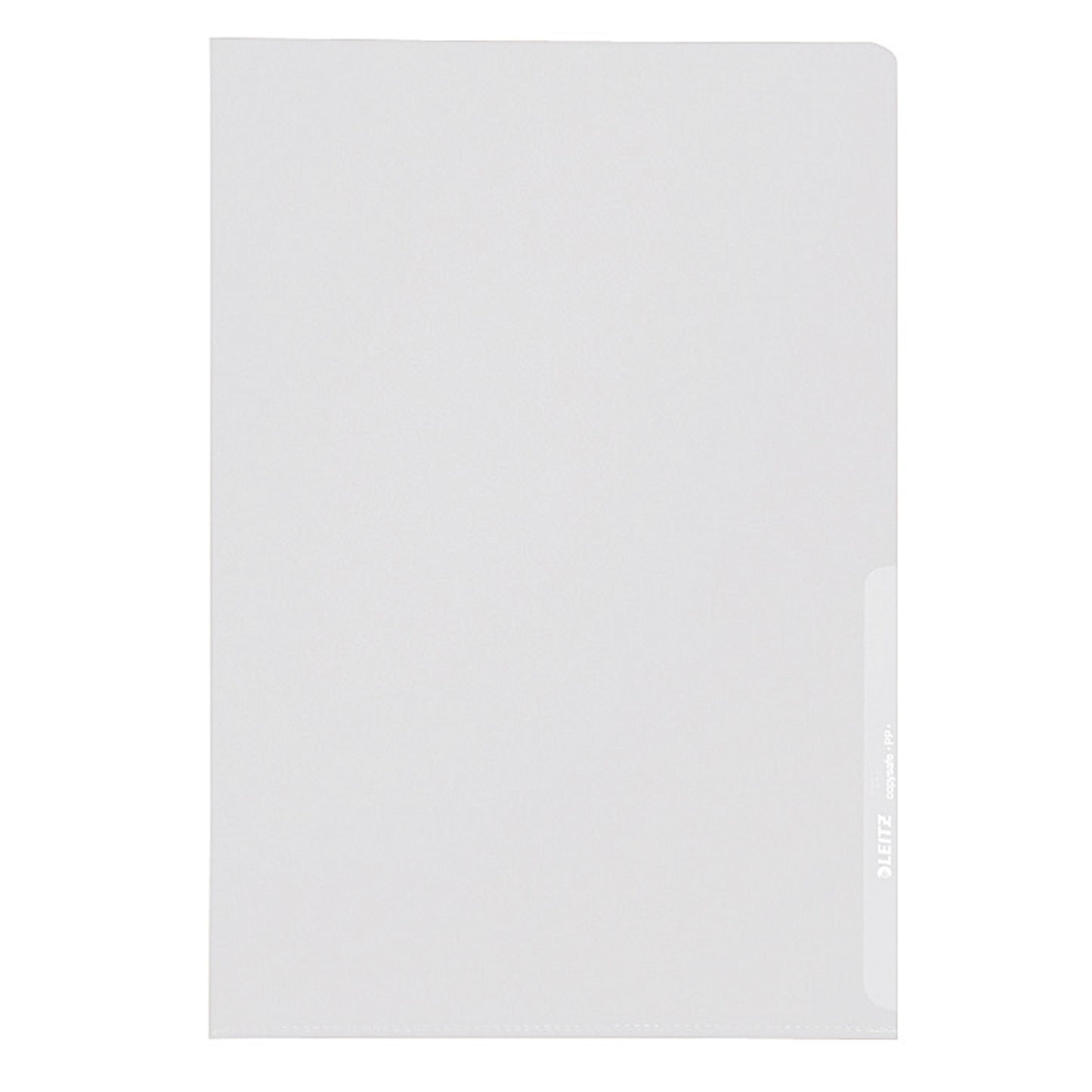 Leitz Sichthülle DIN A4 160µm oben, rechts offen dokumentenecht Polypropylenfolie farblos genarbt 100 St./Pack.